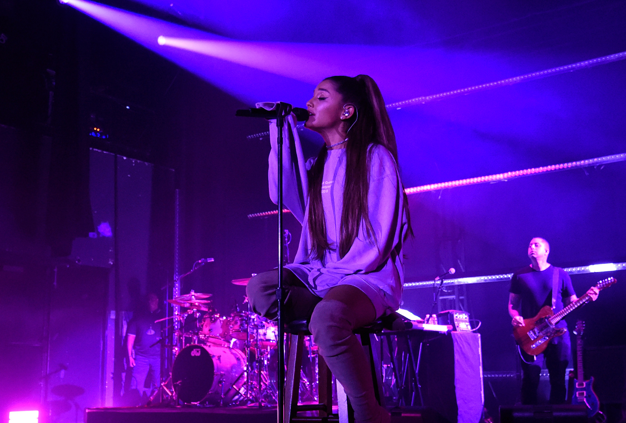 American Express And Ariana Grande Present "The Sweetener Sessions" At Los Angeles's Ace Hotel