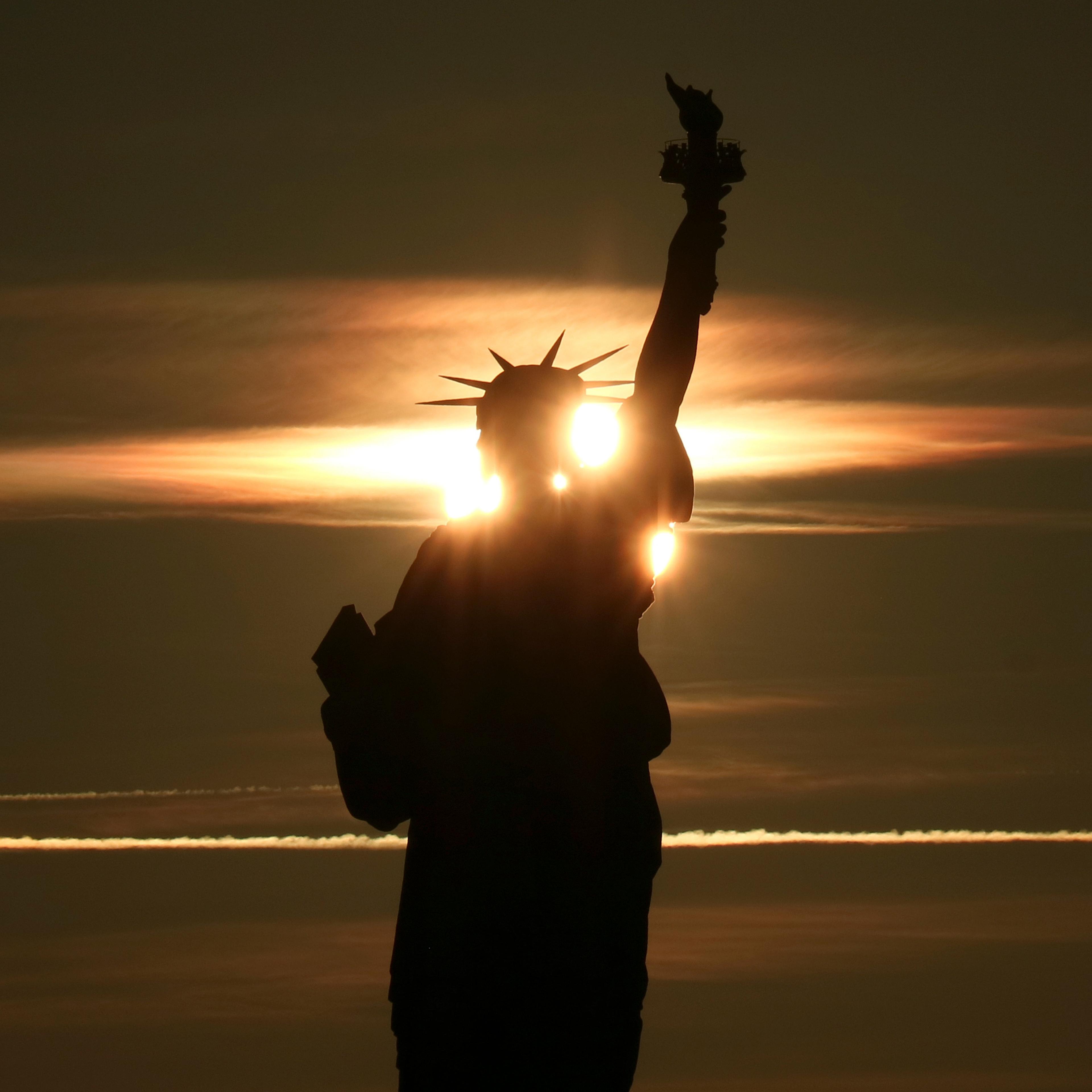 Sunrise in New York City