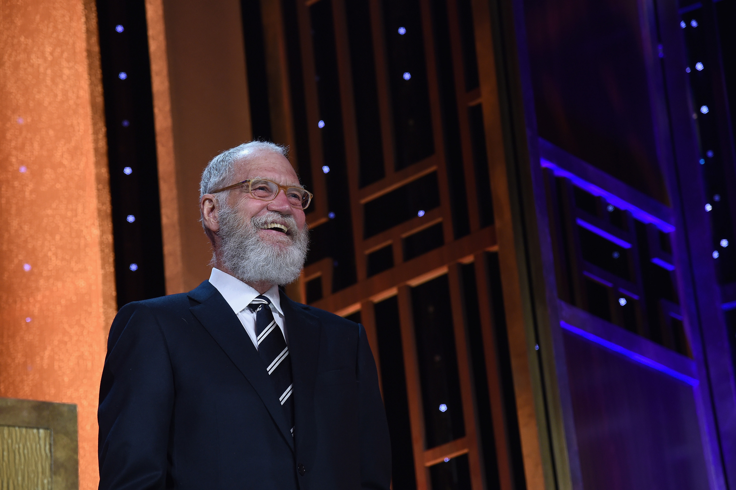 David Letterman speaks onstage at The 75th Annual Peabody Awards Ceremony at Cipriani Wall Street in New York City on May 21, 2016.
