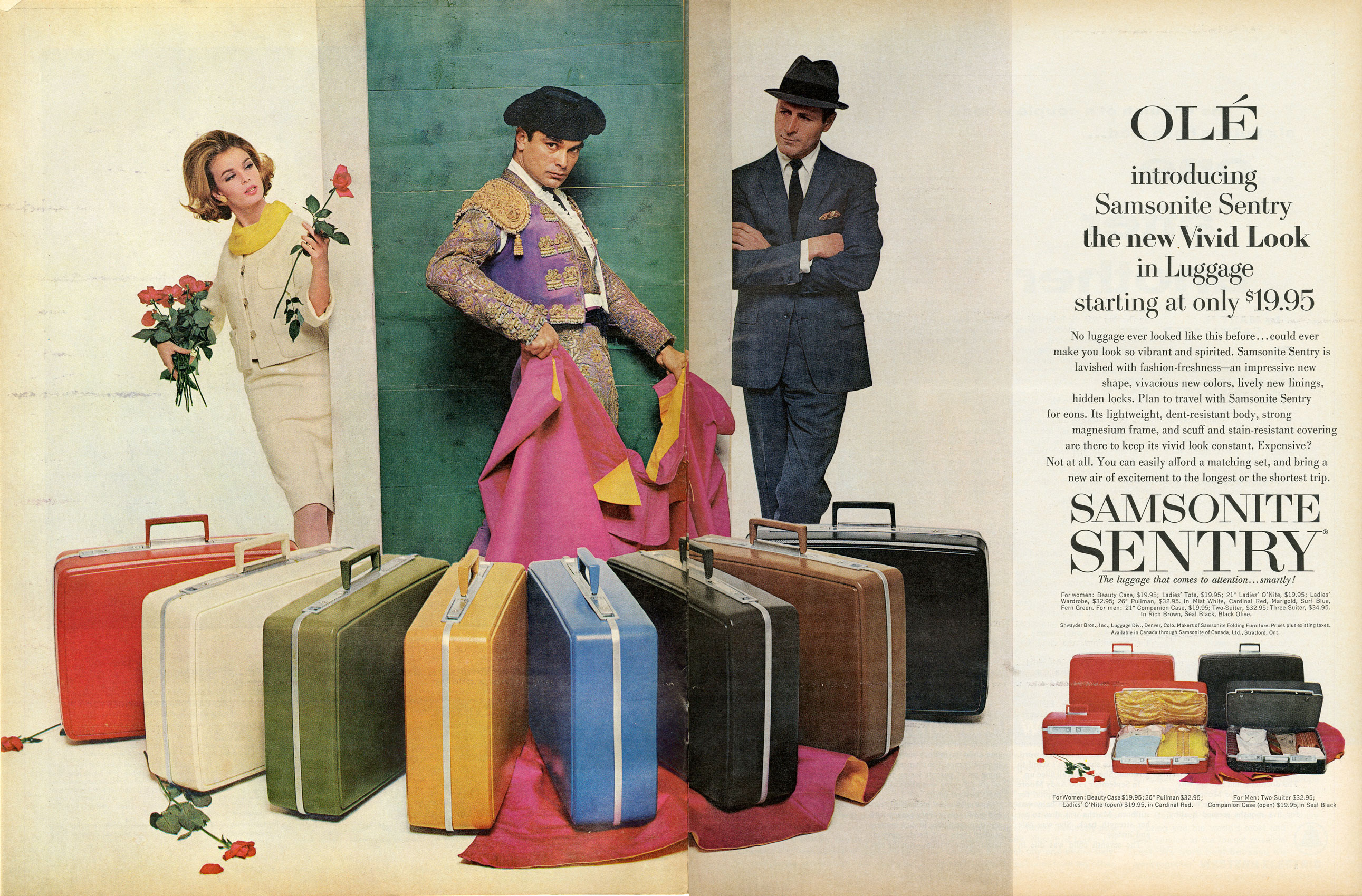 LIFE Magazine Samsonite ad, 1963