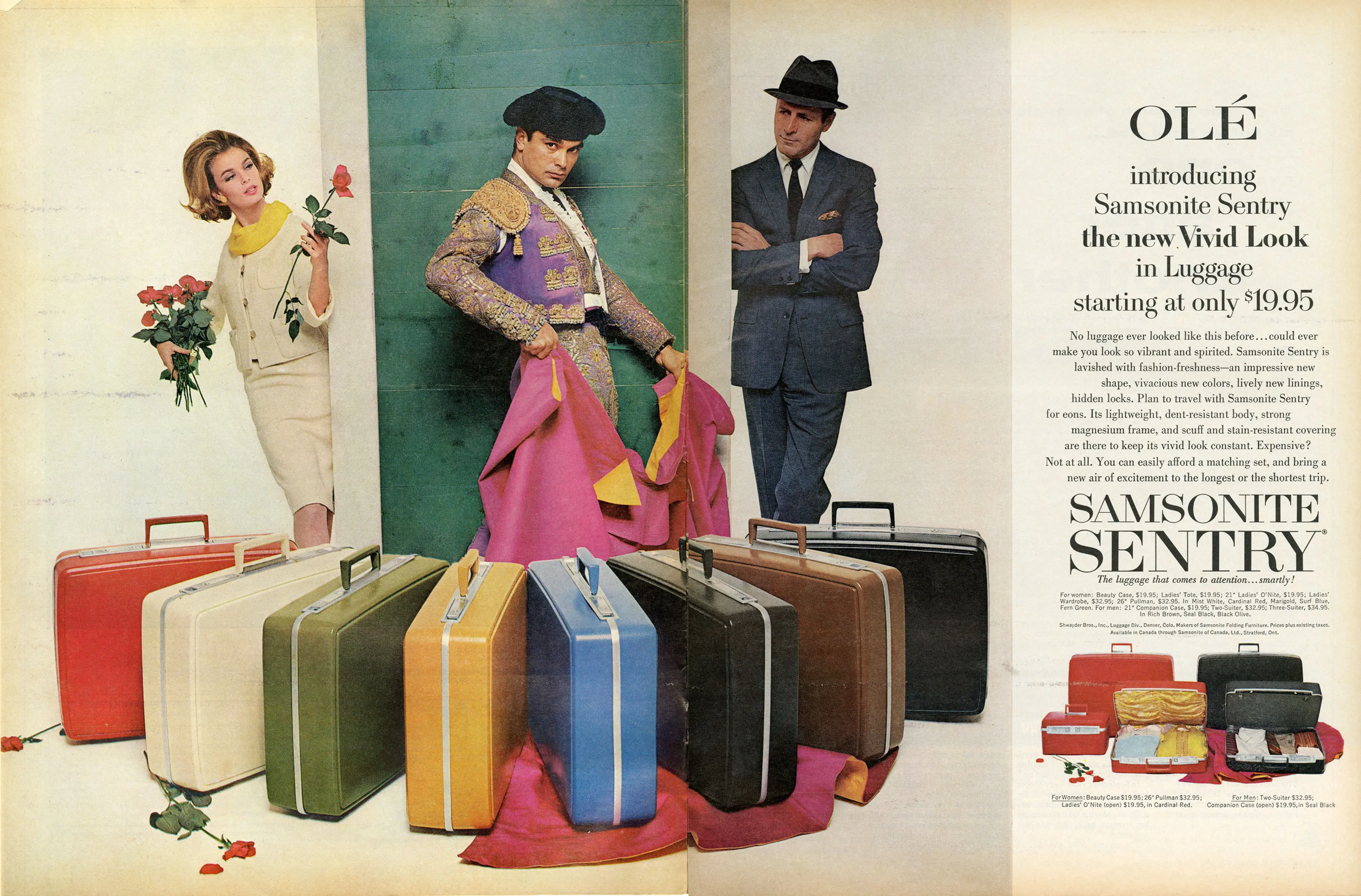 LIFE Magazine Samsonite ad, 1963