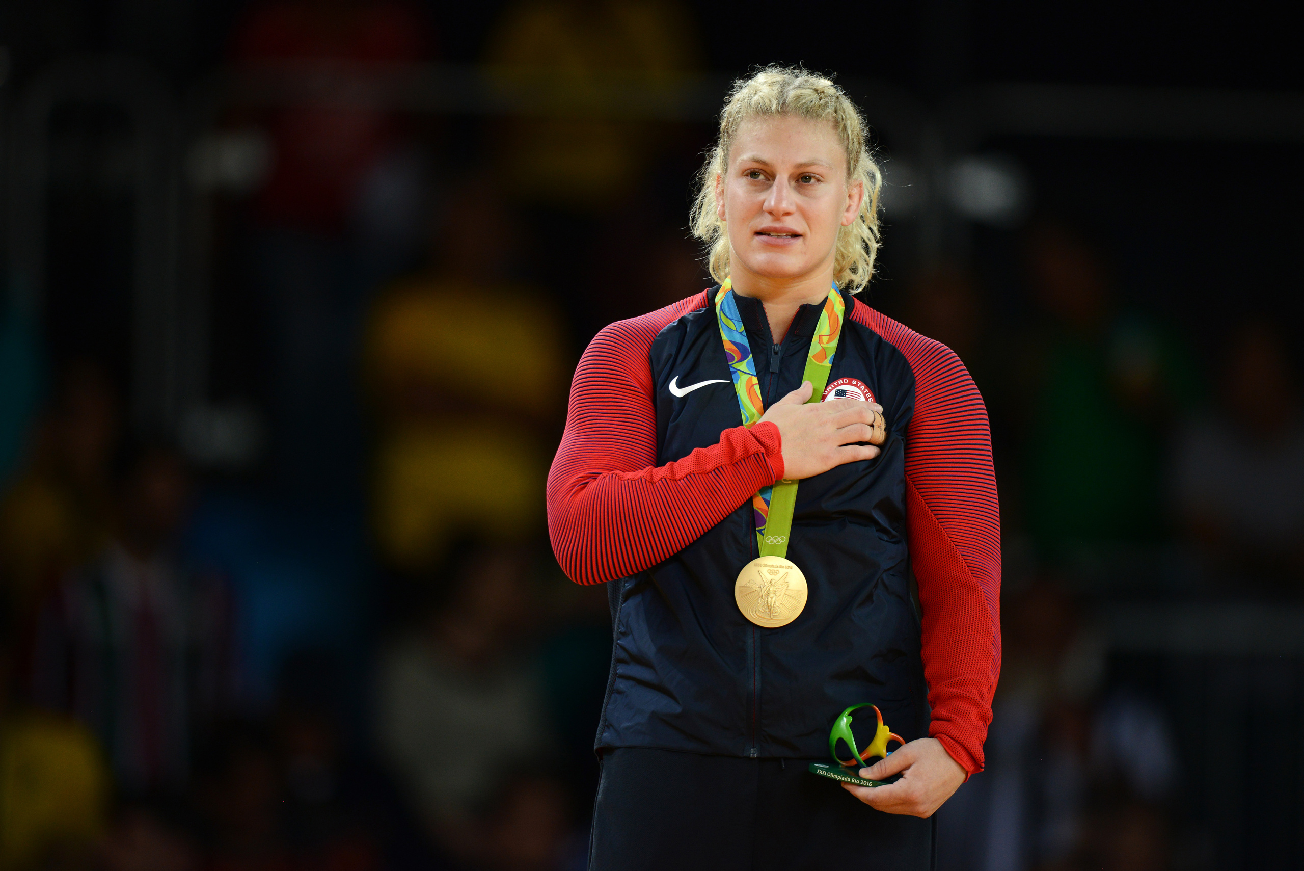 Gold medal Kayla Harrison at the Judo women's -78kgs held at Carioca Arena 2 during Day 6 of the 2016 Rio Olympics on August 11, 2016 in Rio de Janeiro, Brazil. Photo by Lionel Hahn/Sipa USA