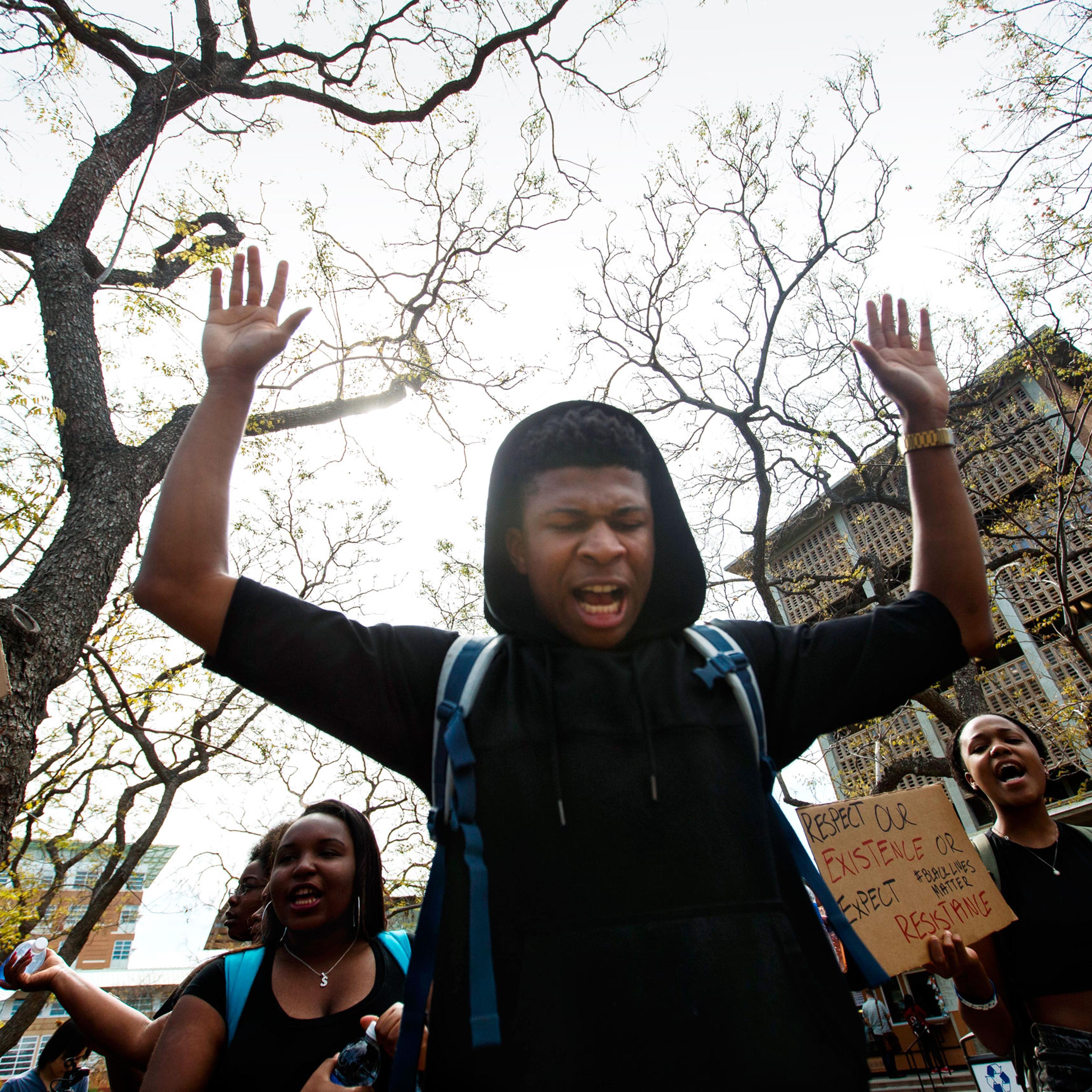 The Feb. 29 Black Student Union protest at UC Riverside was one of hundreds at U.S. colleges this year