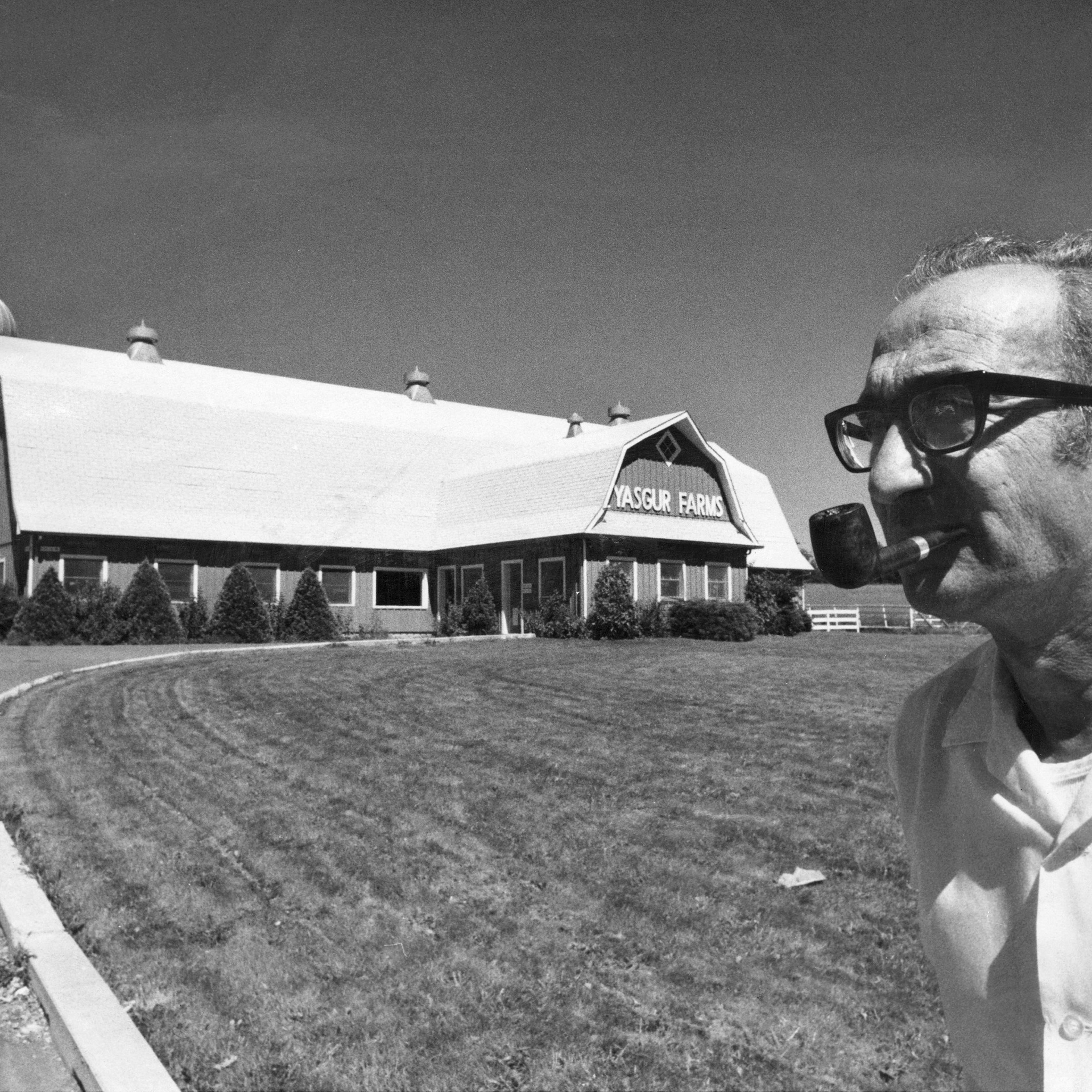 Max Yasgur, whose land was used for Woodstock festival in Mo