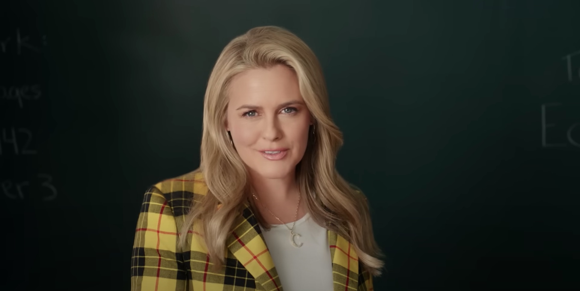 A still from Rakuten's Super Bowl spot featuring Alicia Silverstone