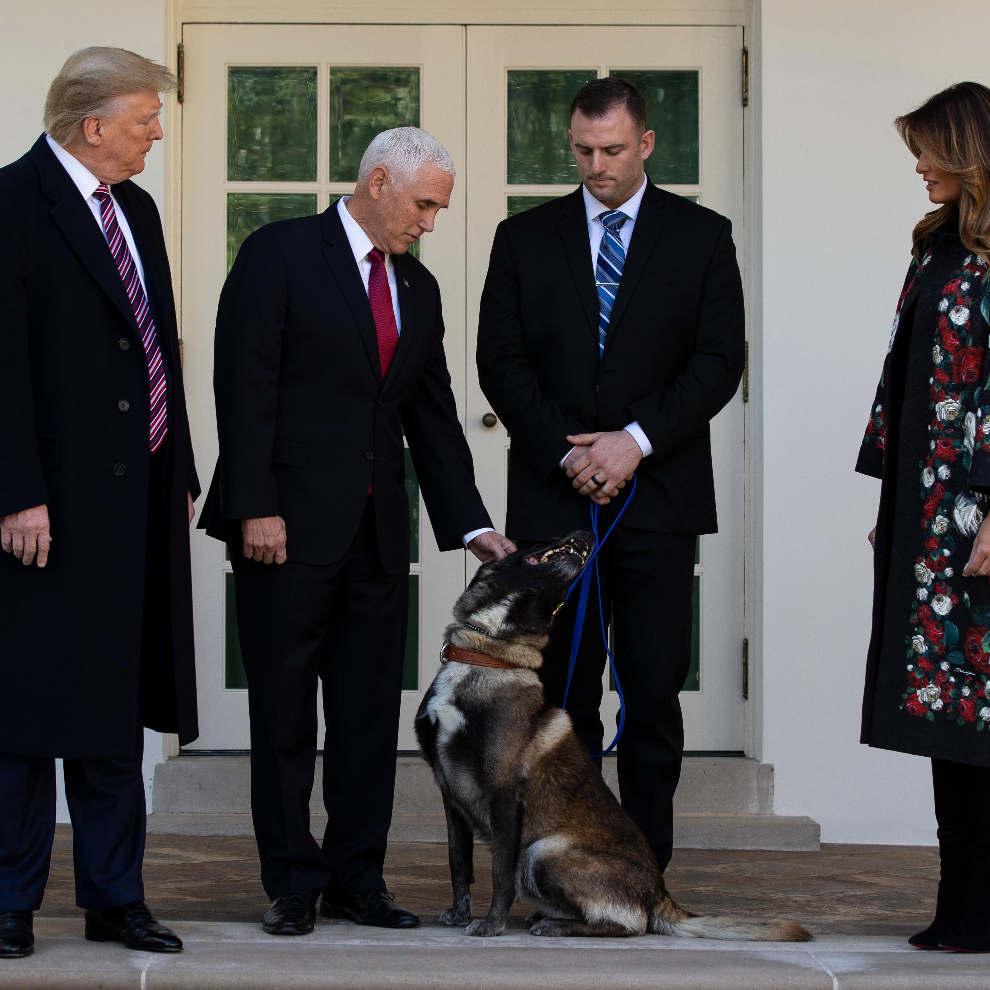 Donald Trump, Mike Pence, Melania Trump