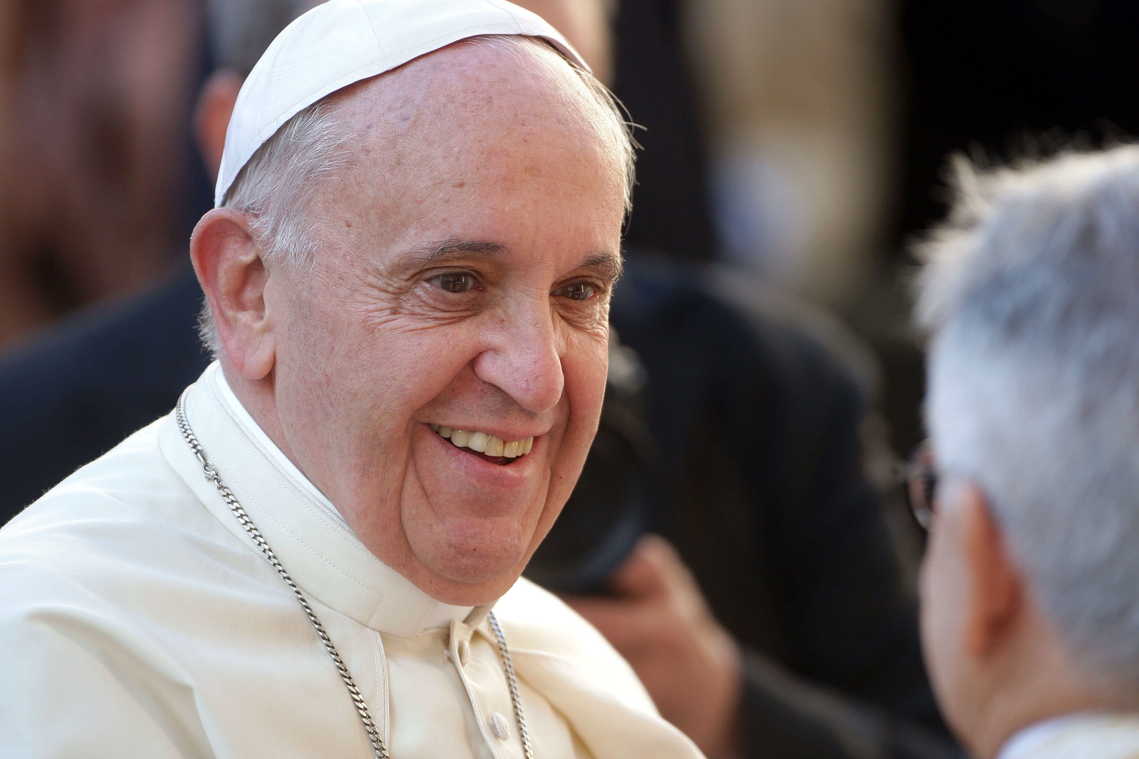 Pope Francis Visits The Church of St. Ignatius