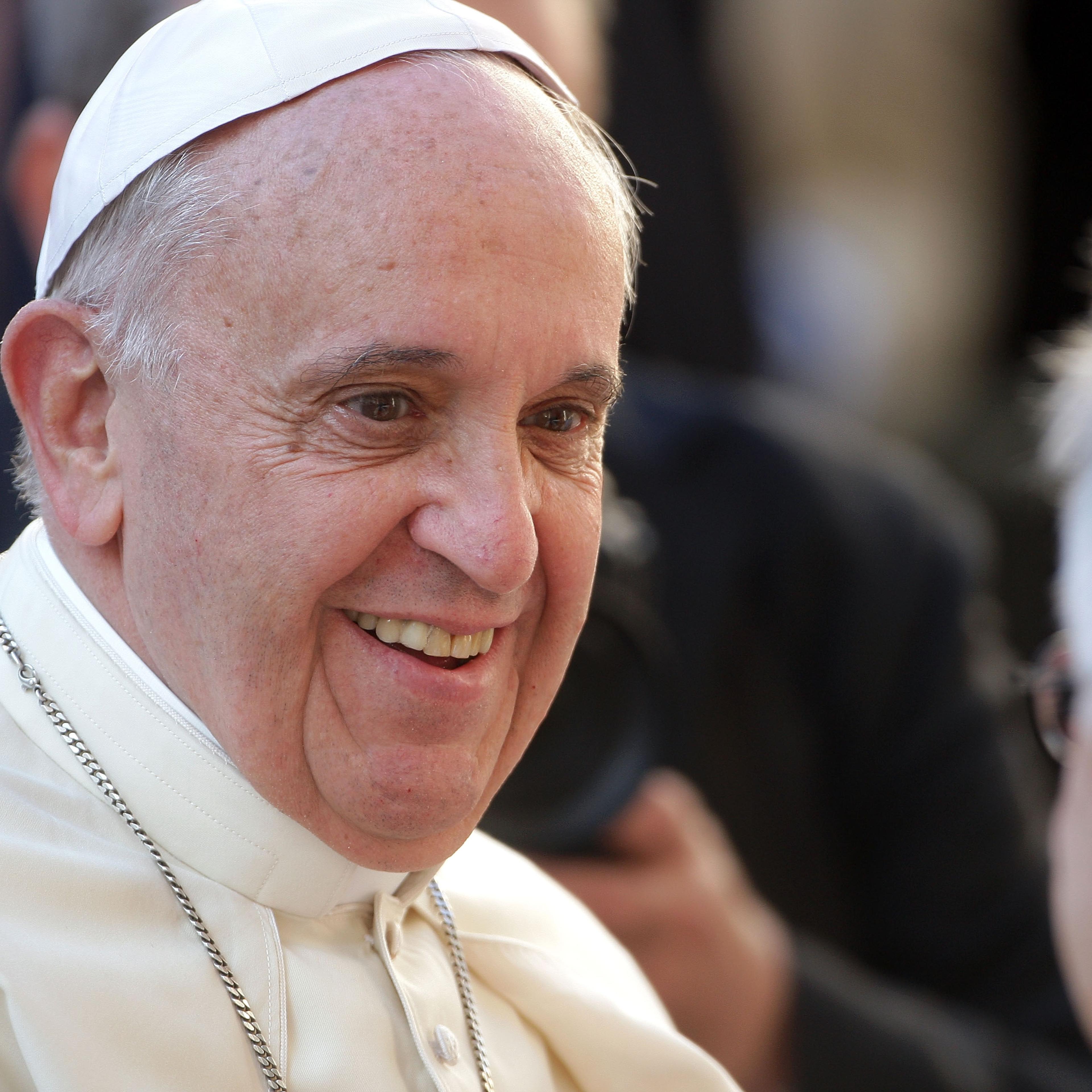 Pope Francis Visits The Church of St. Ignatius