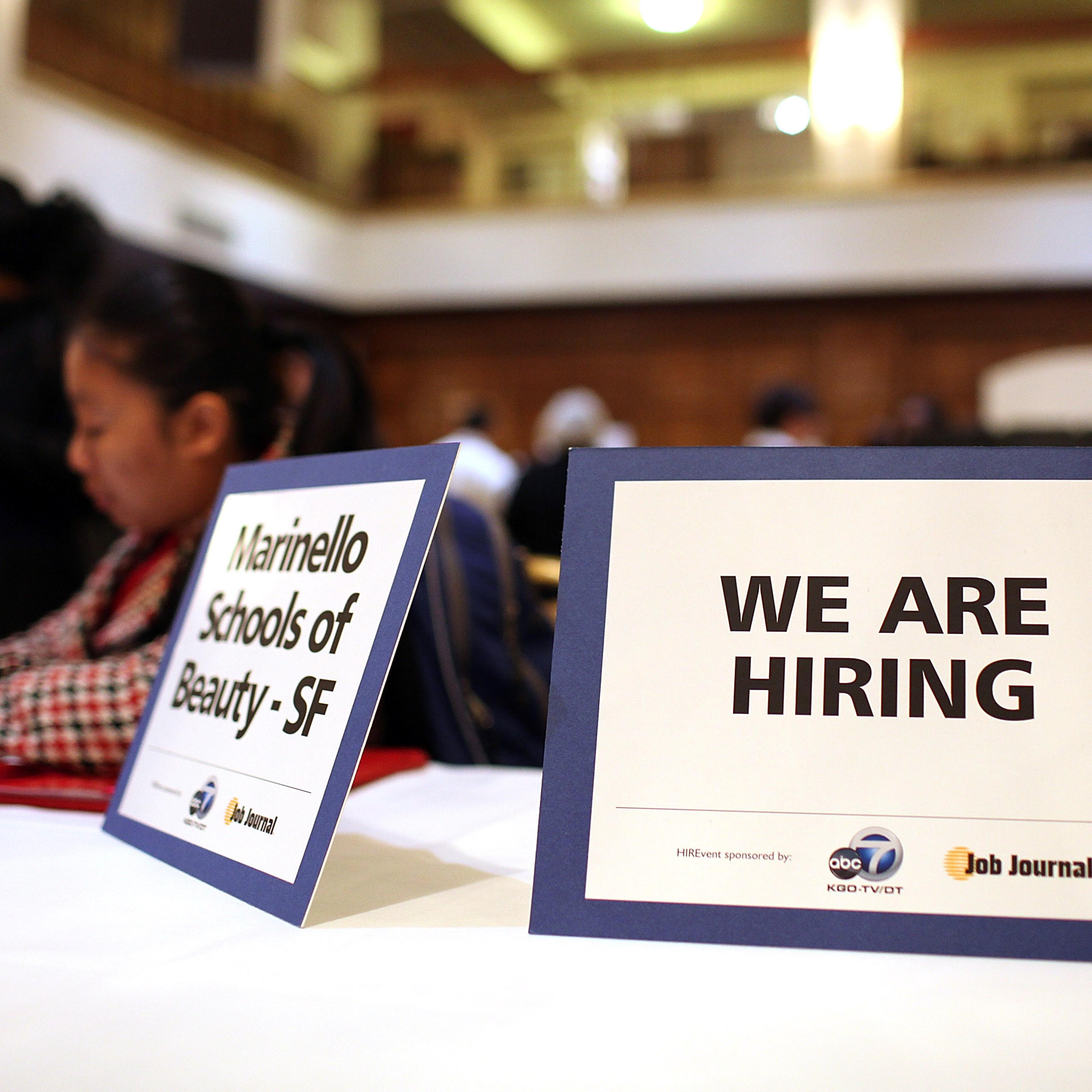 Job Seekers Attend Job Fair In San Francisco