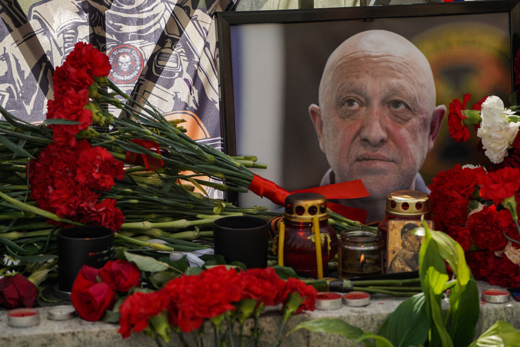 Tribute to Prigozhin in Moscow