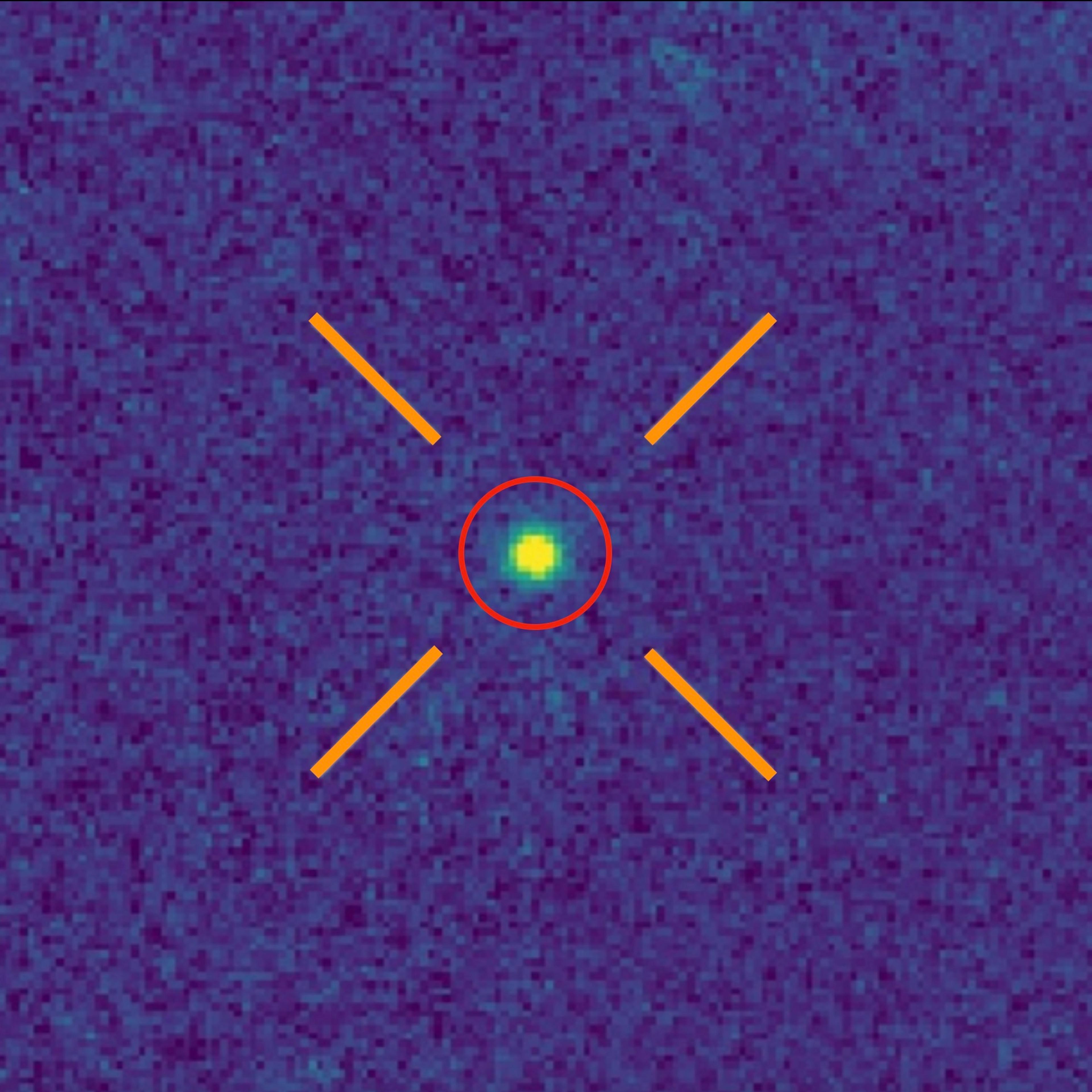 The first image of the comet C/2022 E3 (ZTF), captured at the Palomar Observatory on March 2, 2022