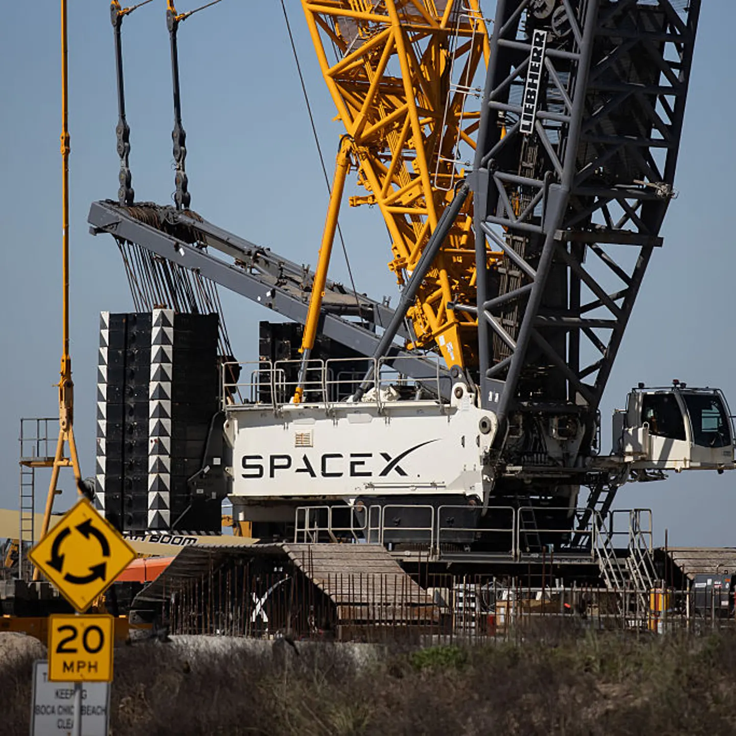 Construction Continues At SpaceX's 'Starbase'
