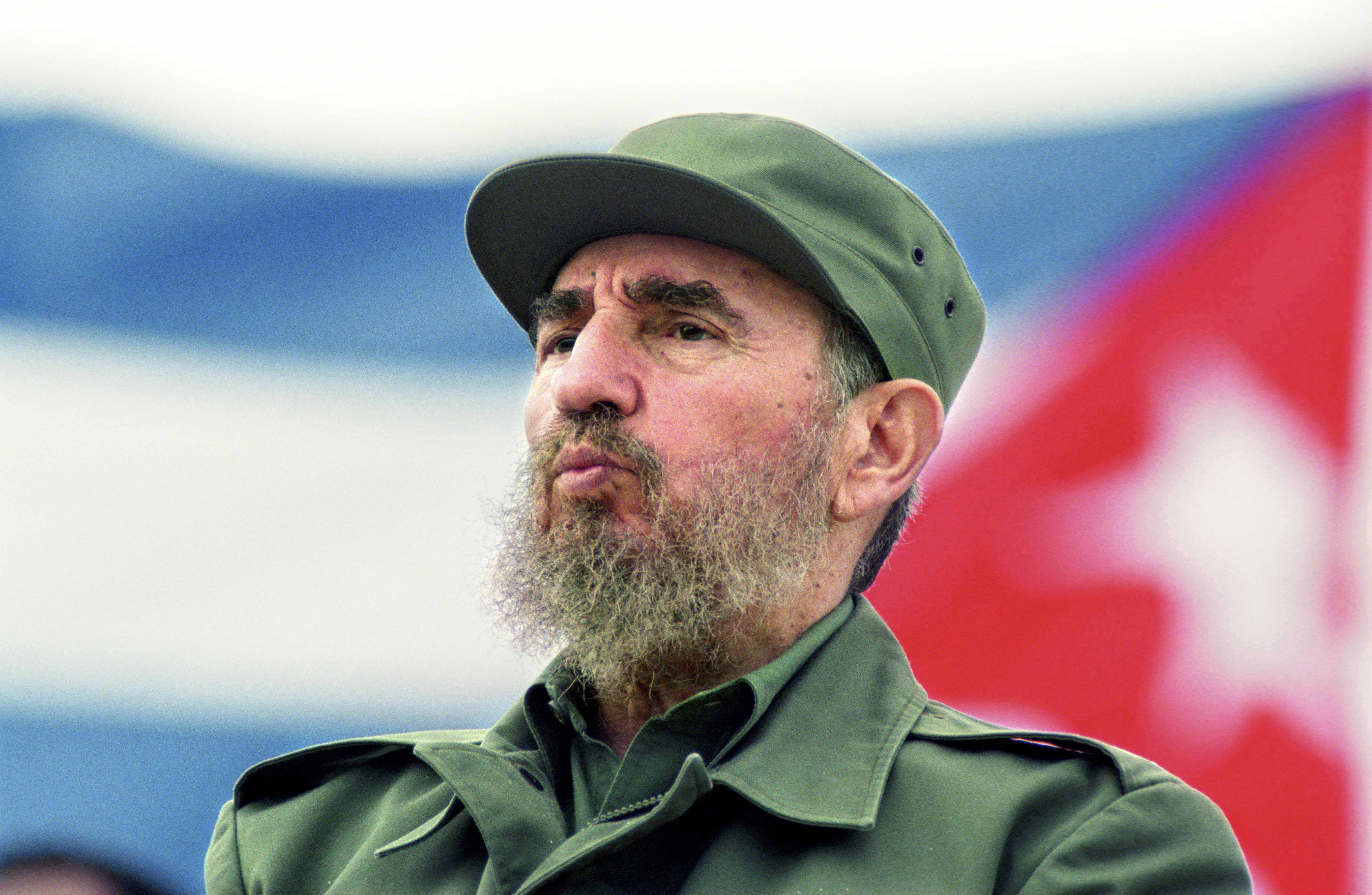 Fidel Castro at May Day Parade