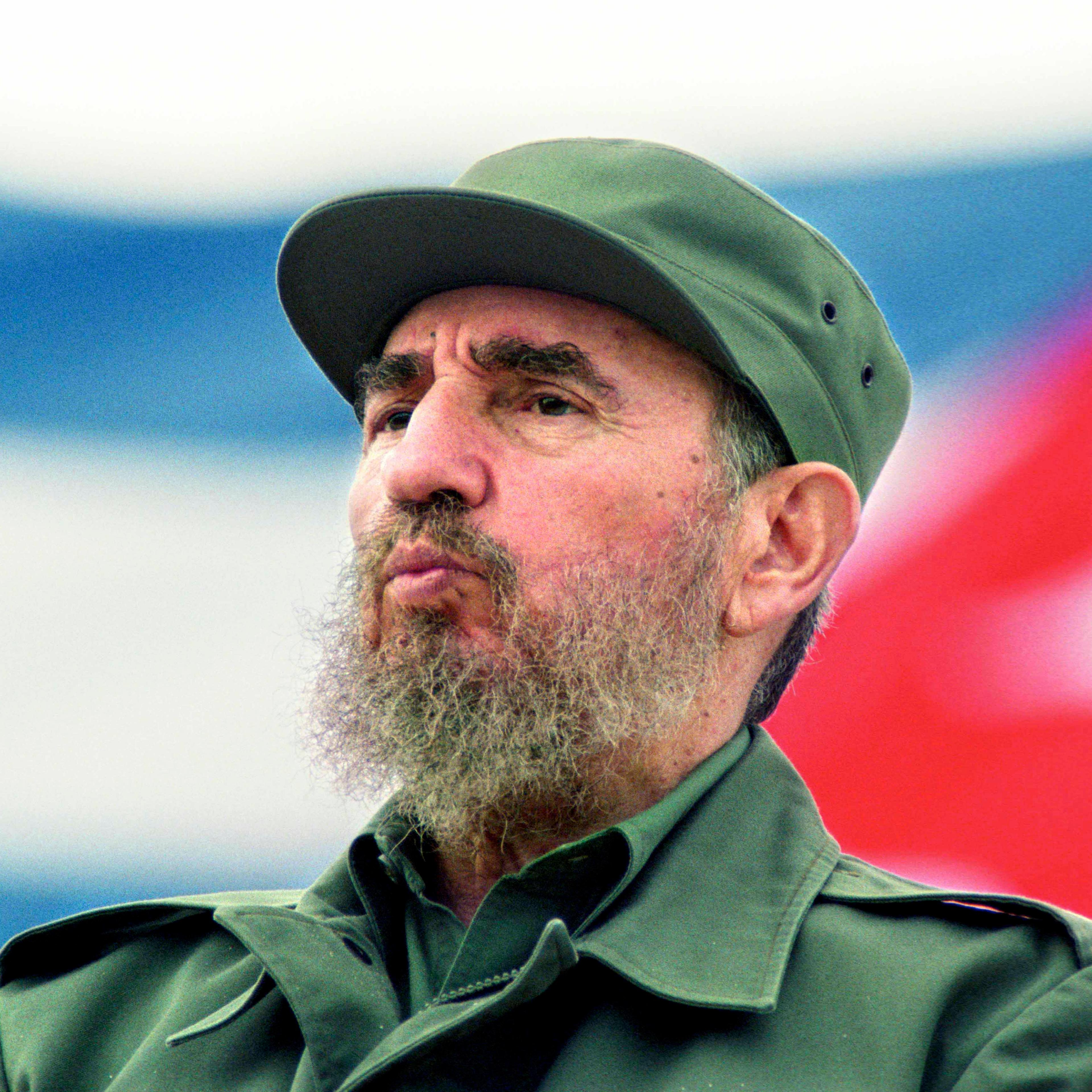 Fidel Castro at May Day Parade