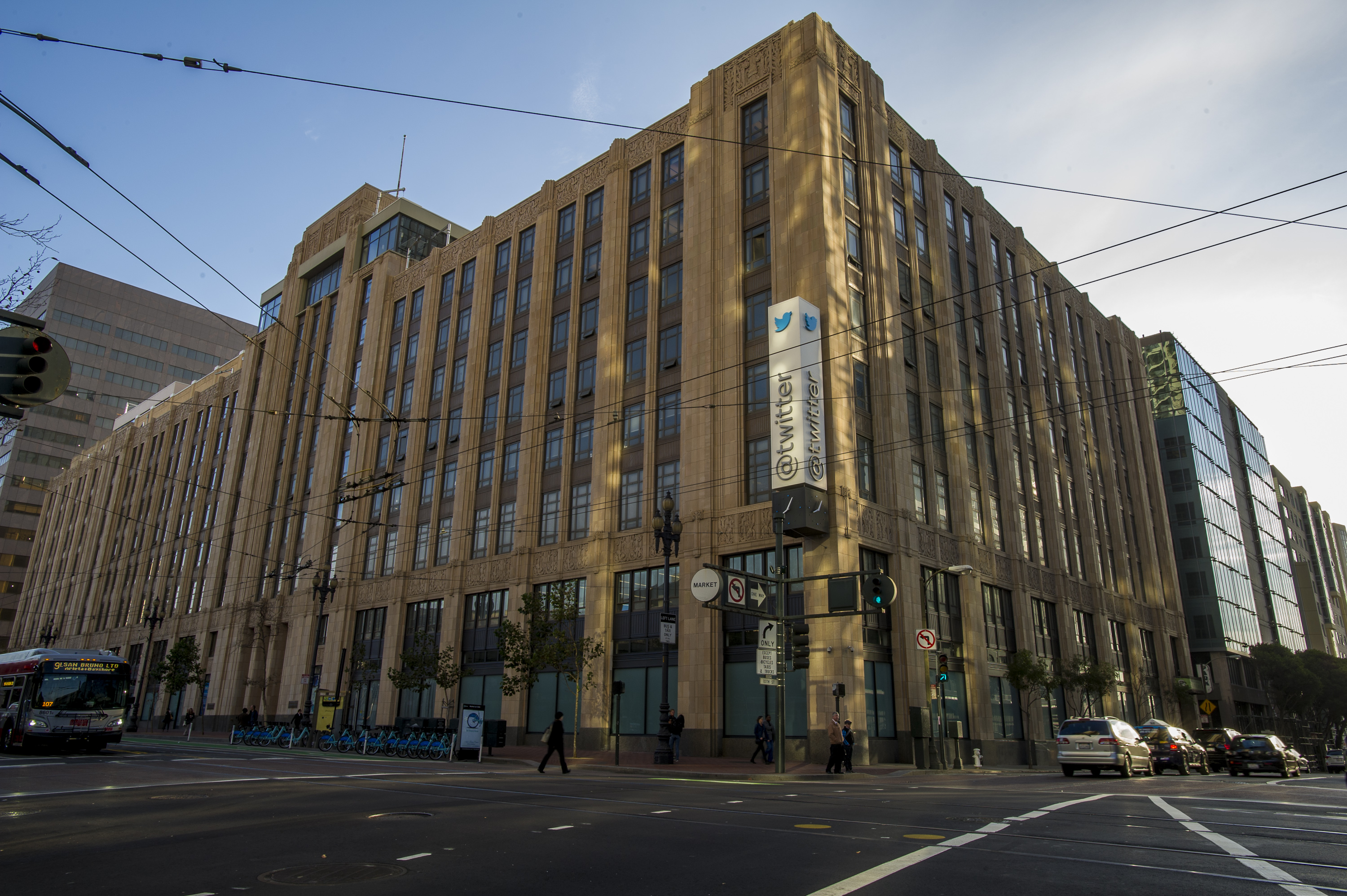 Twitter headquarters in San Francisco.