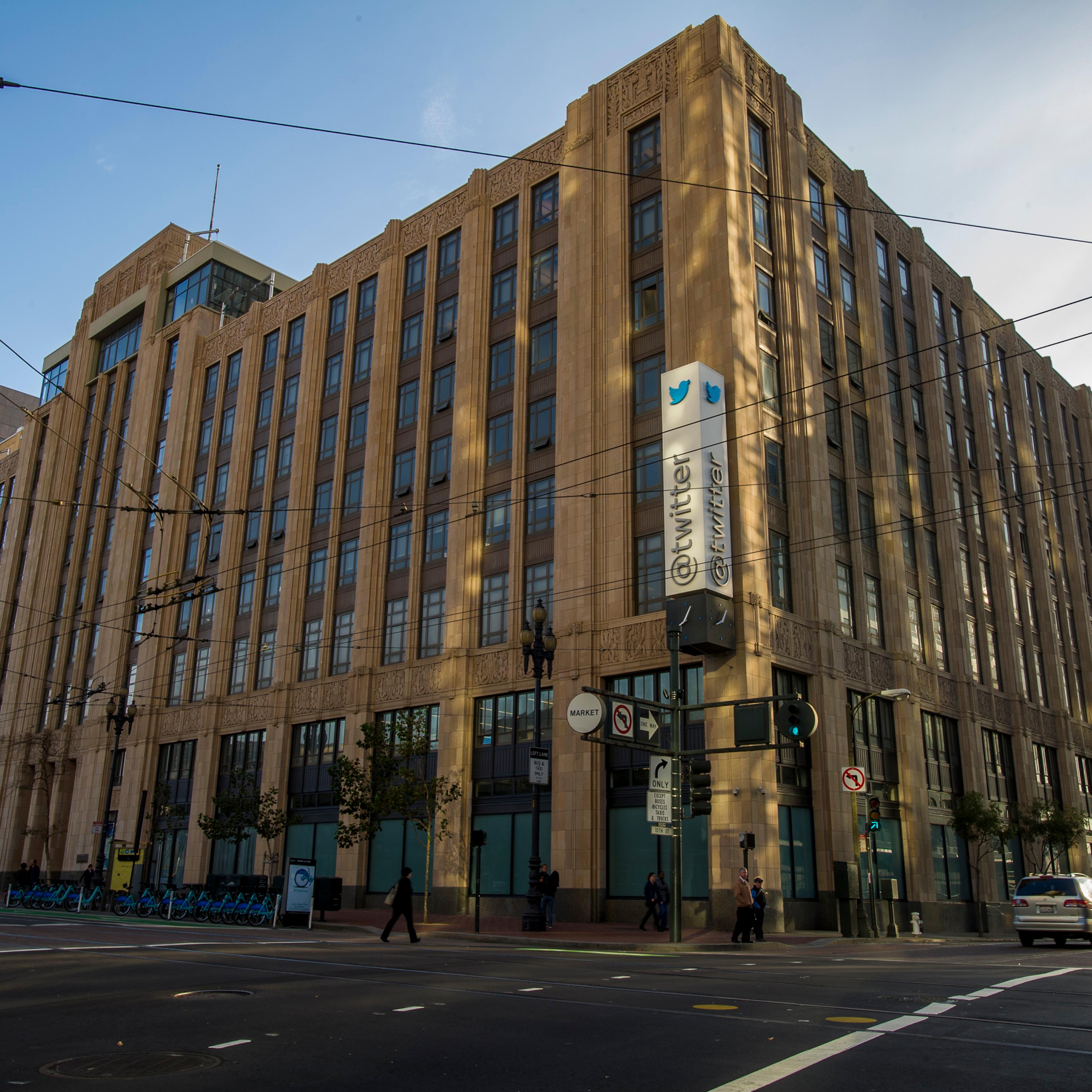 Twitter headquarters in San Francisco.
