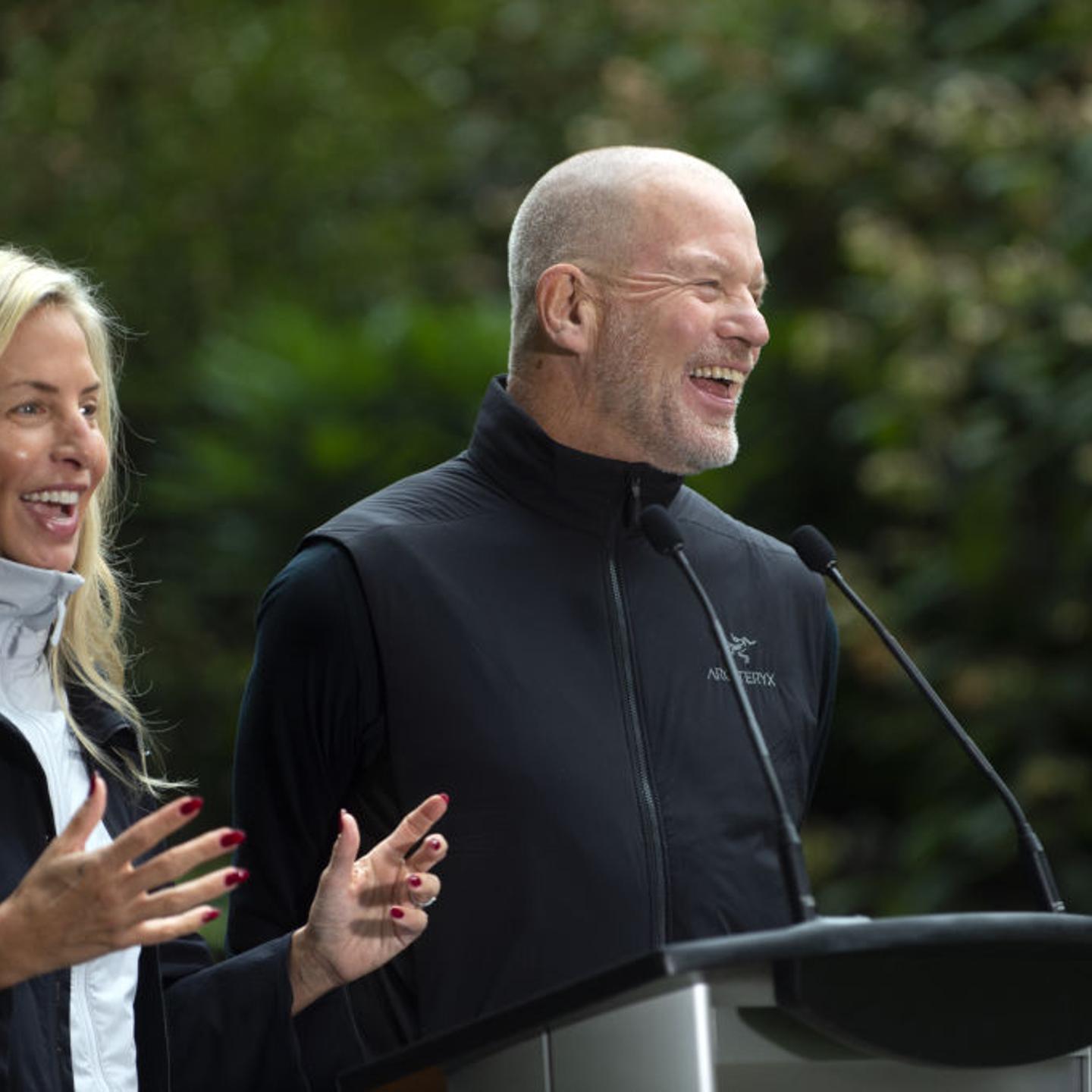 Lululemon Founder Chip Wilson Holds News Conference