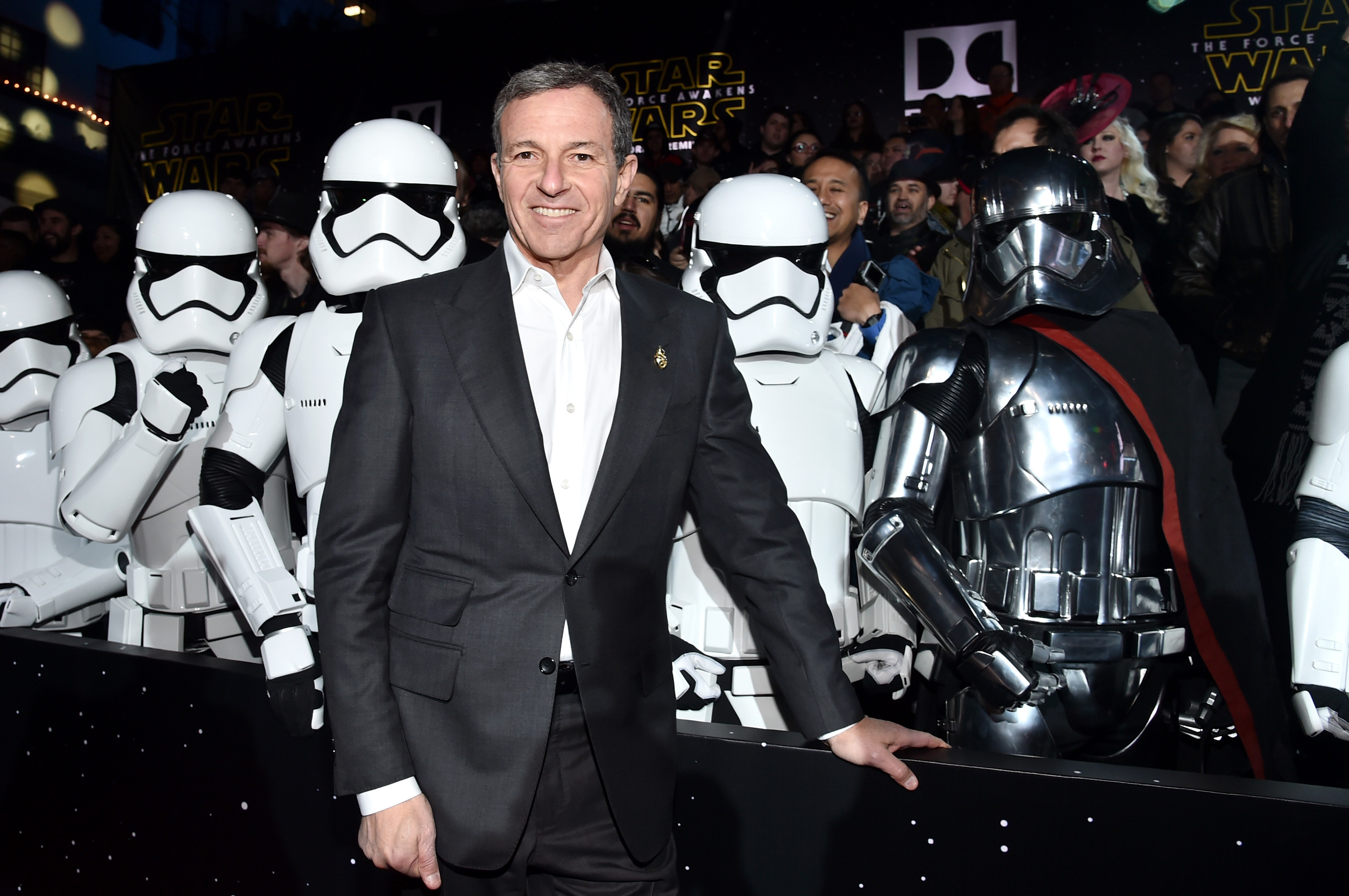 Chairman and CEO, The Walt Disney Company, Bob Iger attends the World Premiere of Star Wars: The Force Awakens at the Dolby, El Capitan, and TCL Theatres on December 14, 2015 in Hollywood, California.