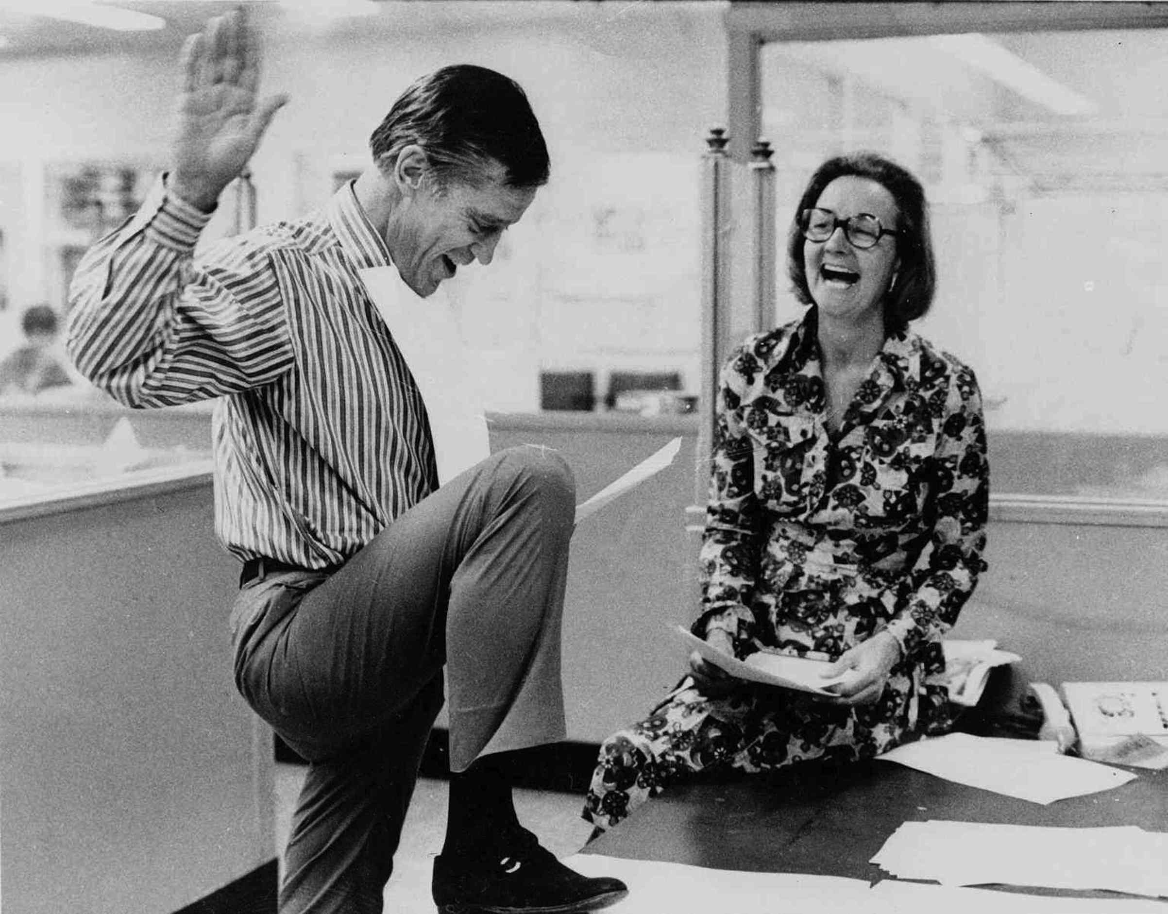 Ben Bradlee and Katharine Graham of the Washington Post