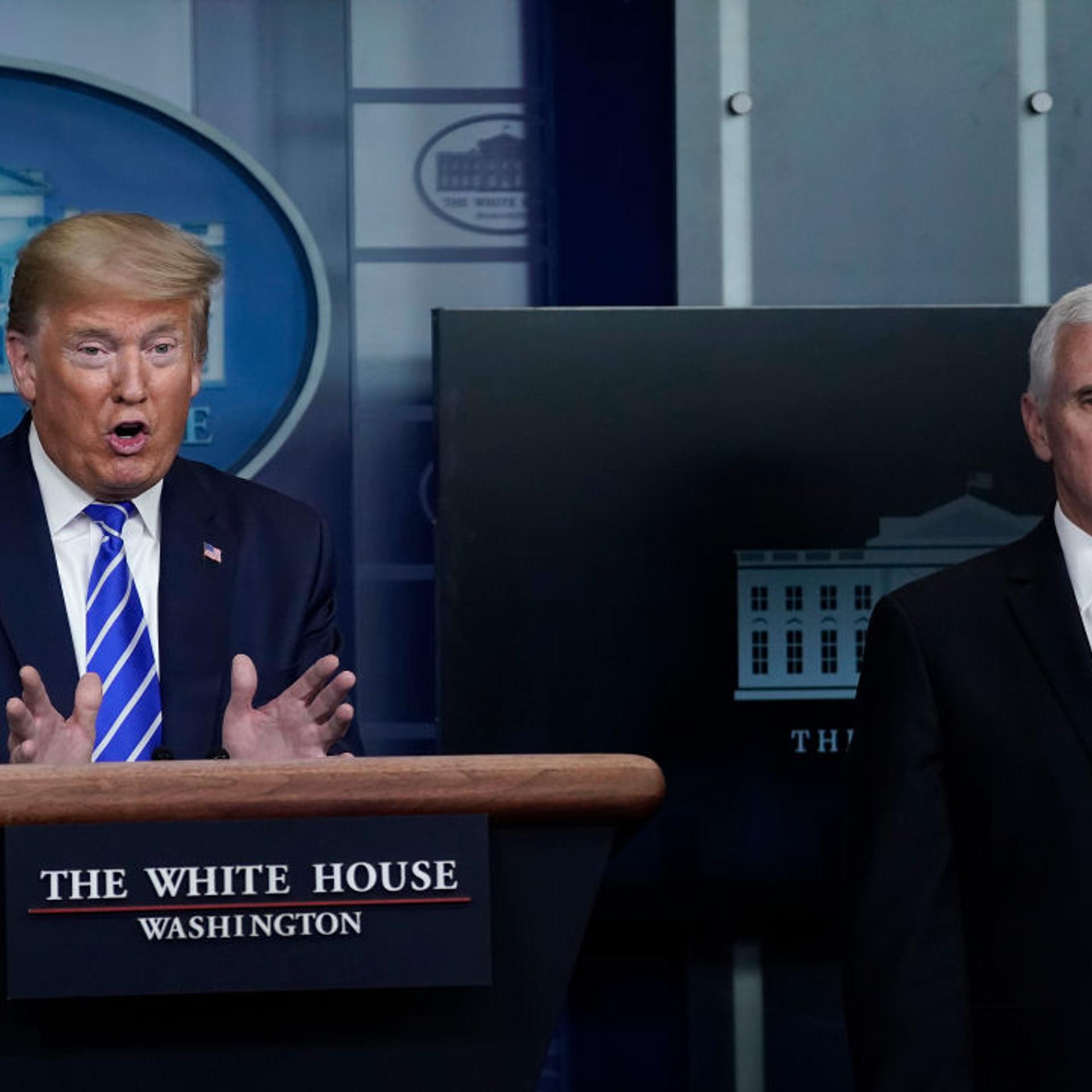 The White House Holds Daily Briefing On Coronavirus Pandemic