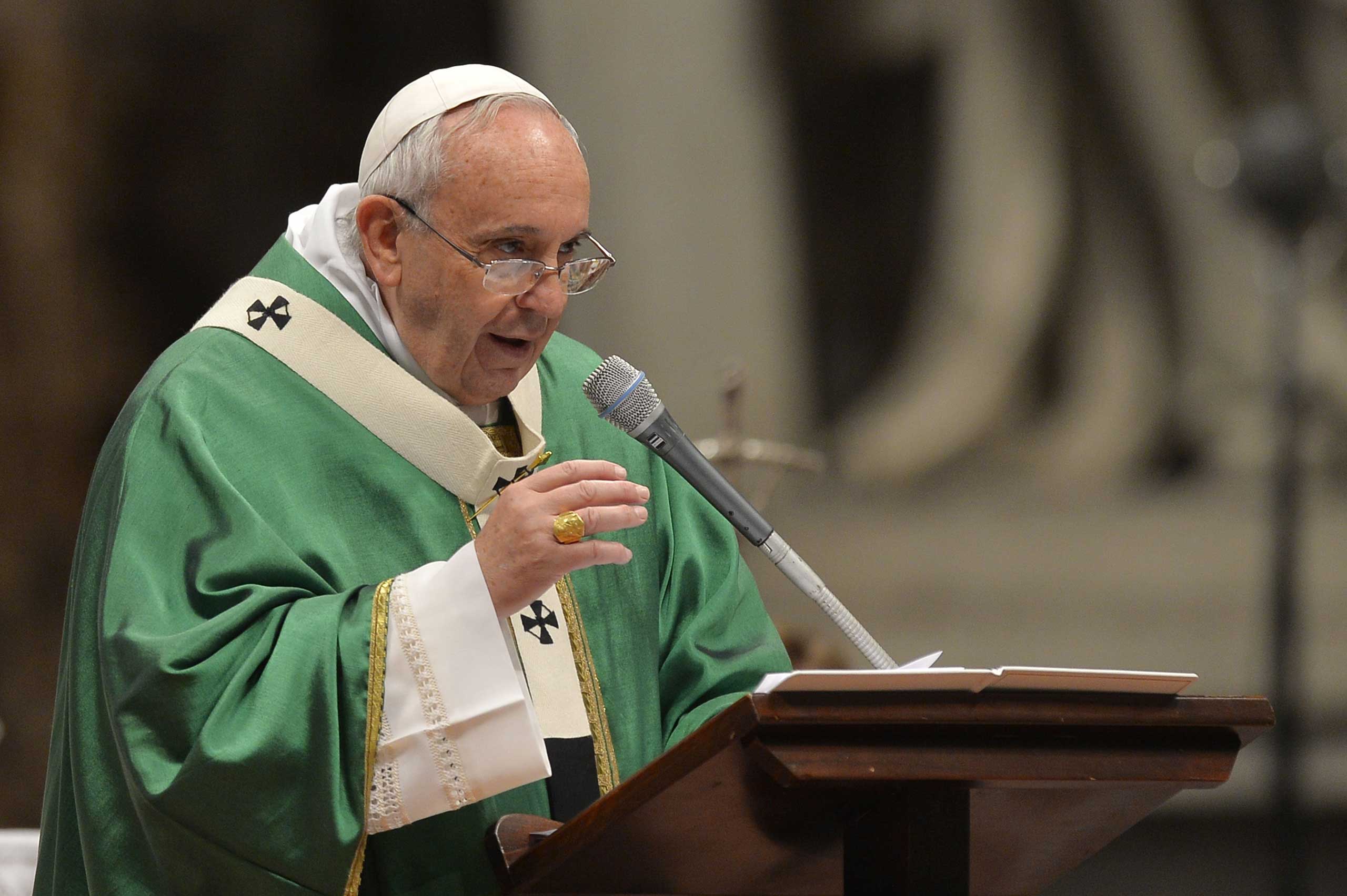 VATICAN-MASS-POPE-CARDINALS