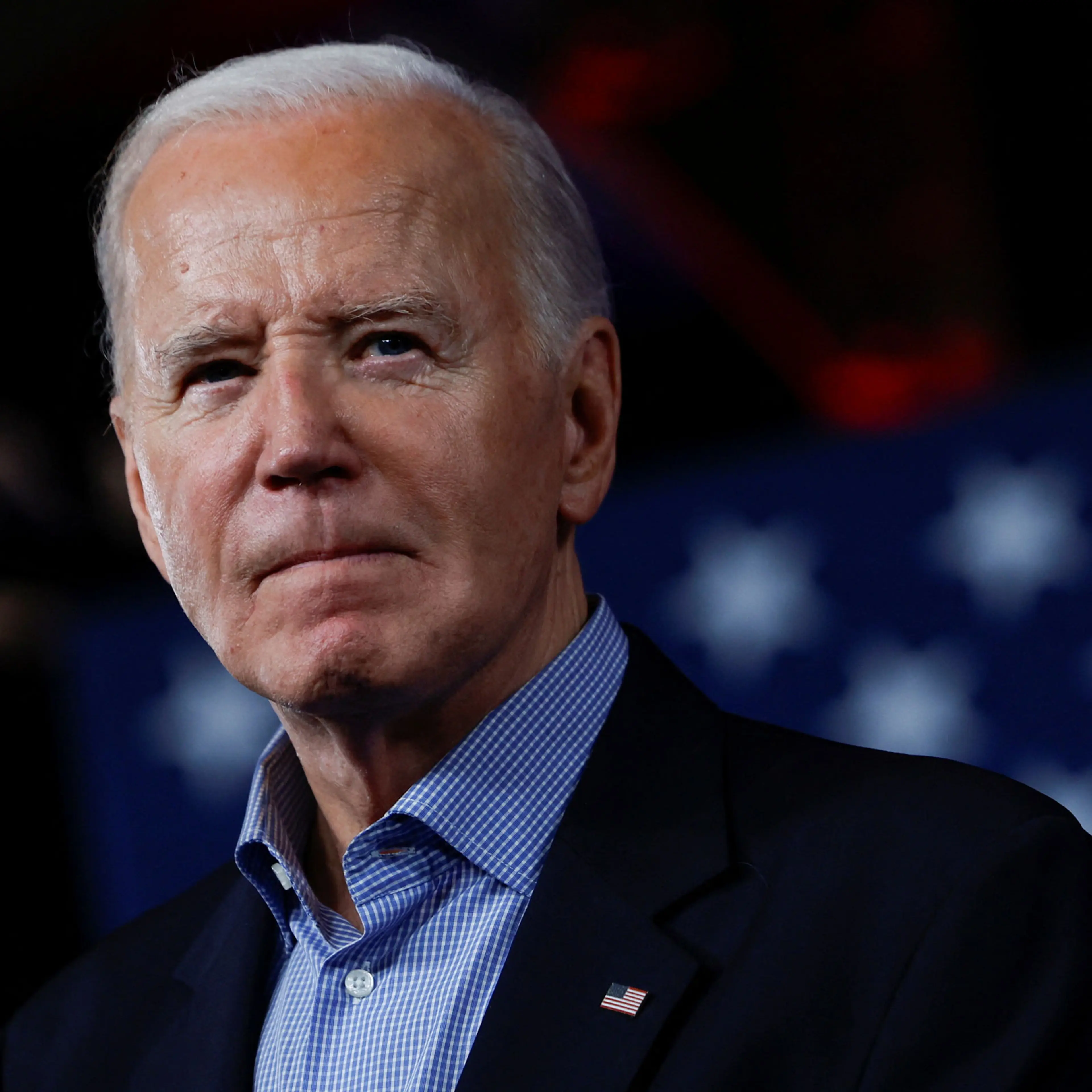 Biden at a March 9 campaign rally in Atlanta.