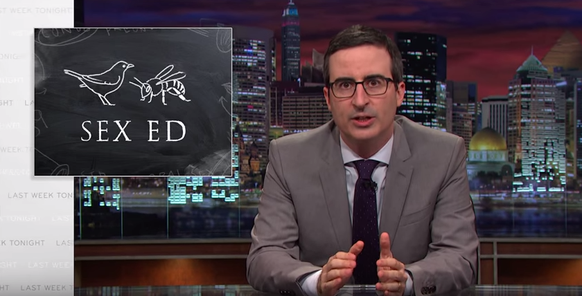 John Oliver Sex Education