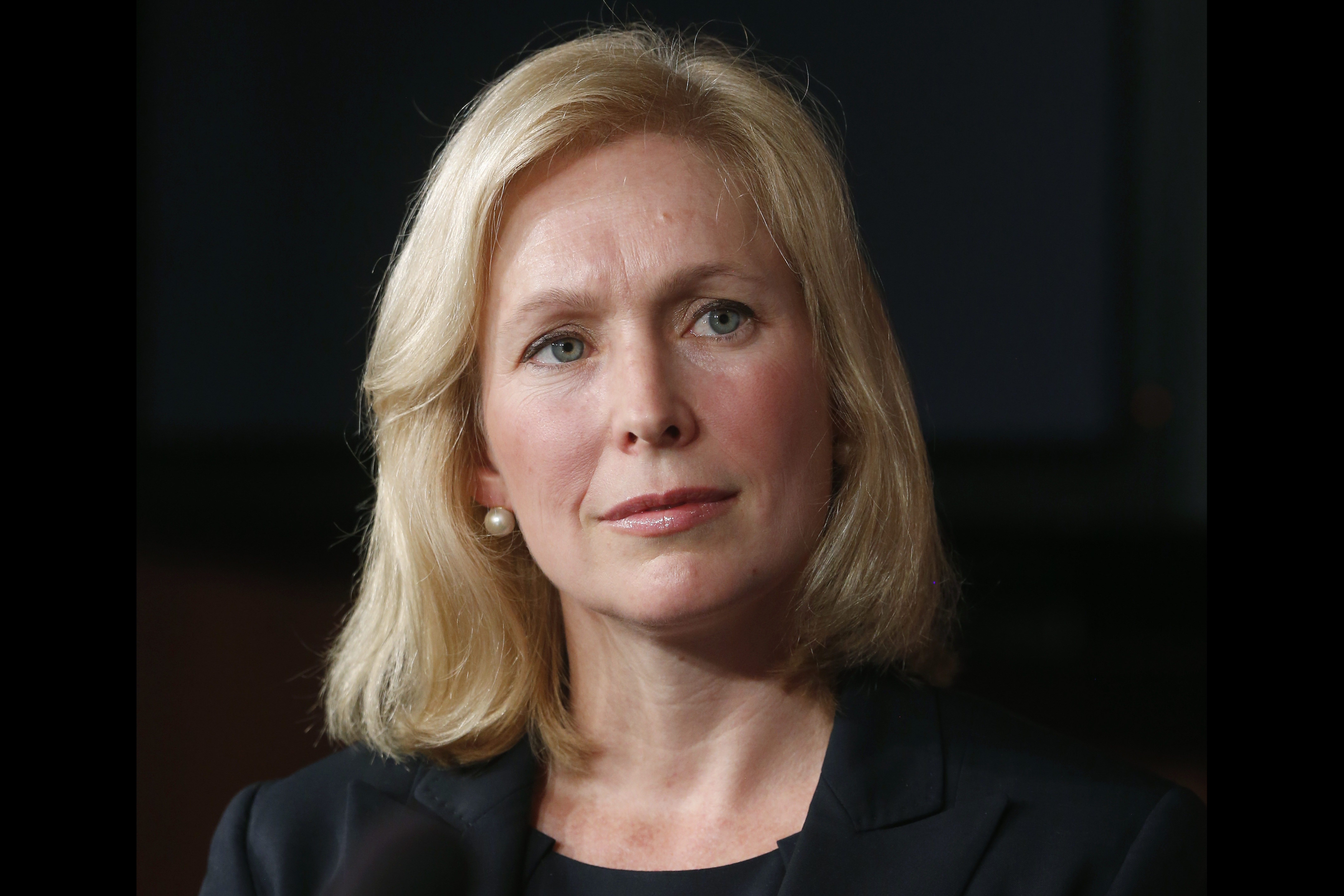 Senator Kirsten Gillibrand at a news conference about a bill regarding military sexual assault cases on Capitol Hill in Washington on July 16, 2013.