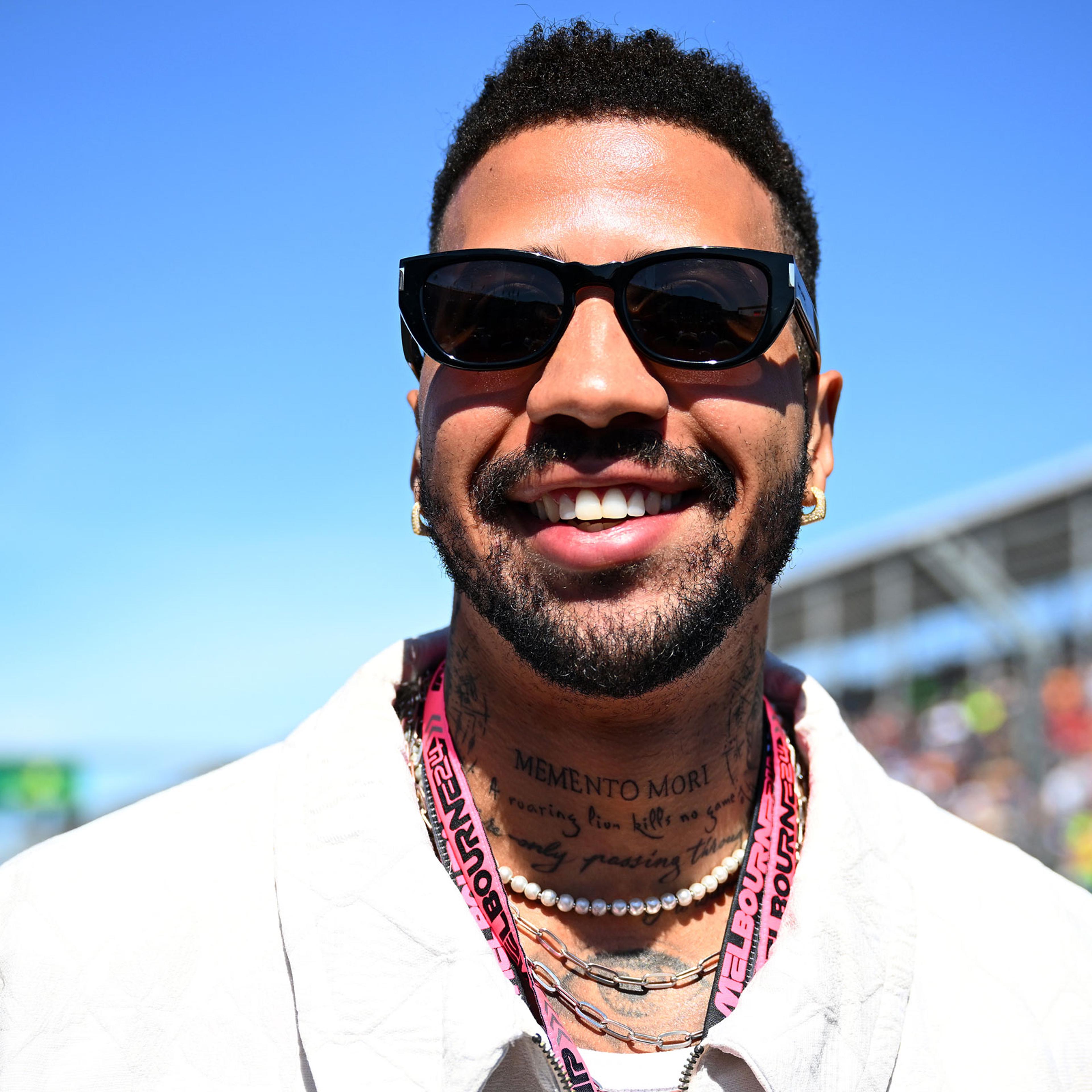 Miles Chamley-Watson looks on, on the grid during the F1 Grand Prix of Australia at Albert Park Circuit on March 24, 2024 in Melbourne, Australia.