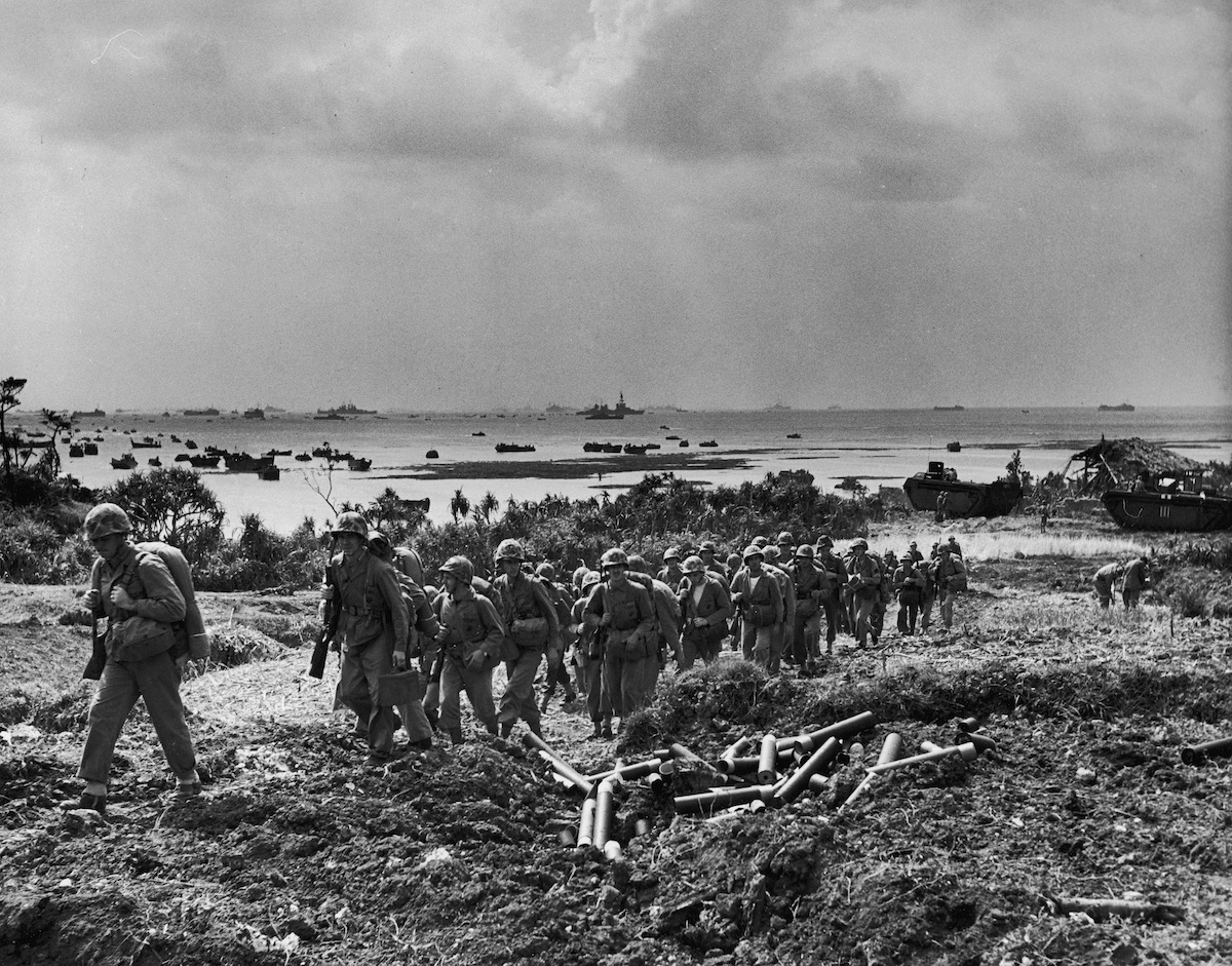 Landing On Okinawa
