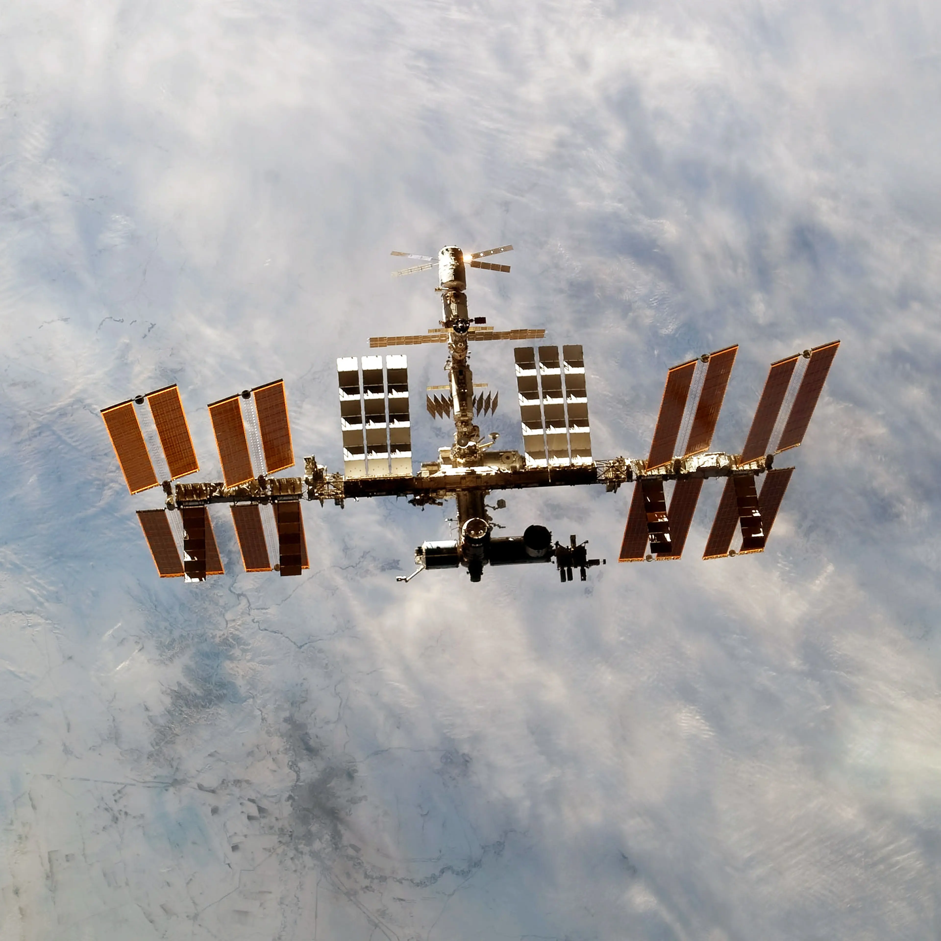 Space Shuttle Discovery Continues On Its Last Mission