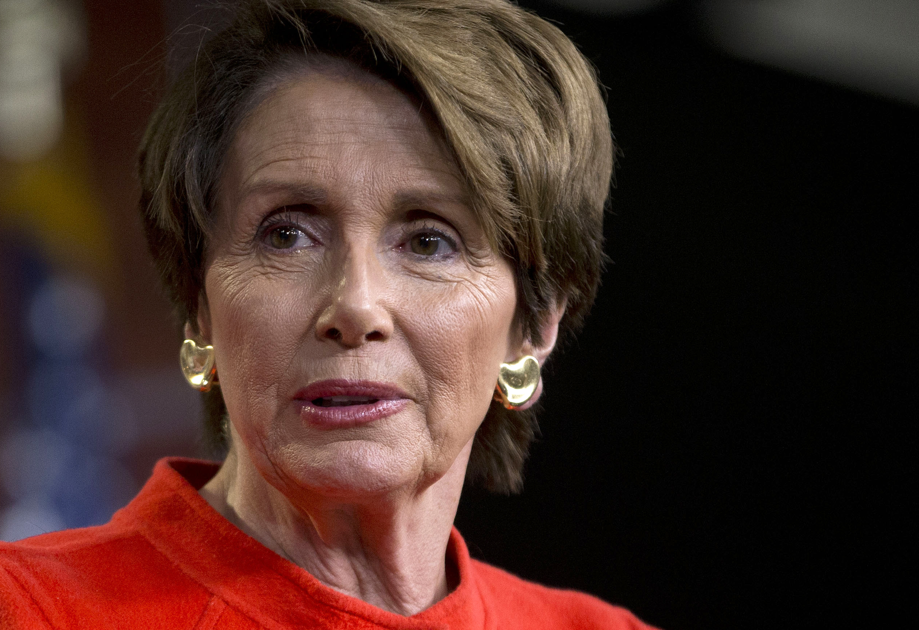 House Minority Leader Nancy Pelosi meets with reporters on Capitol Hill in Washington, D.C. on Jan. 29, 2014.