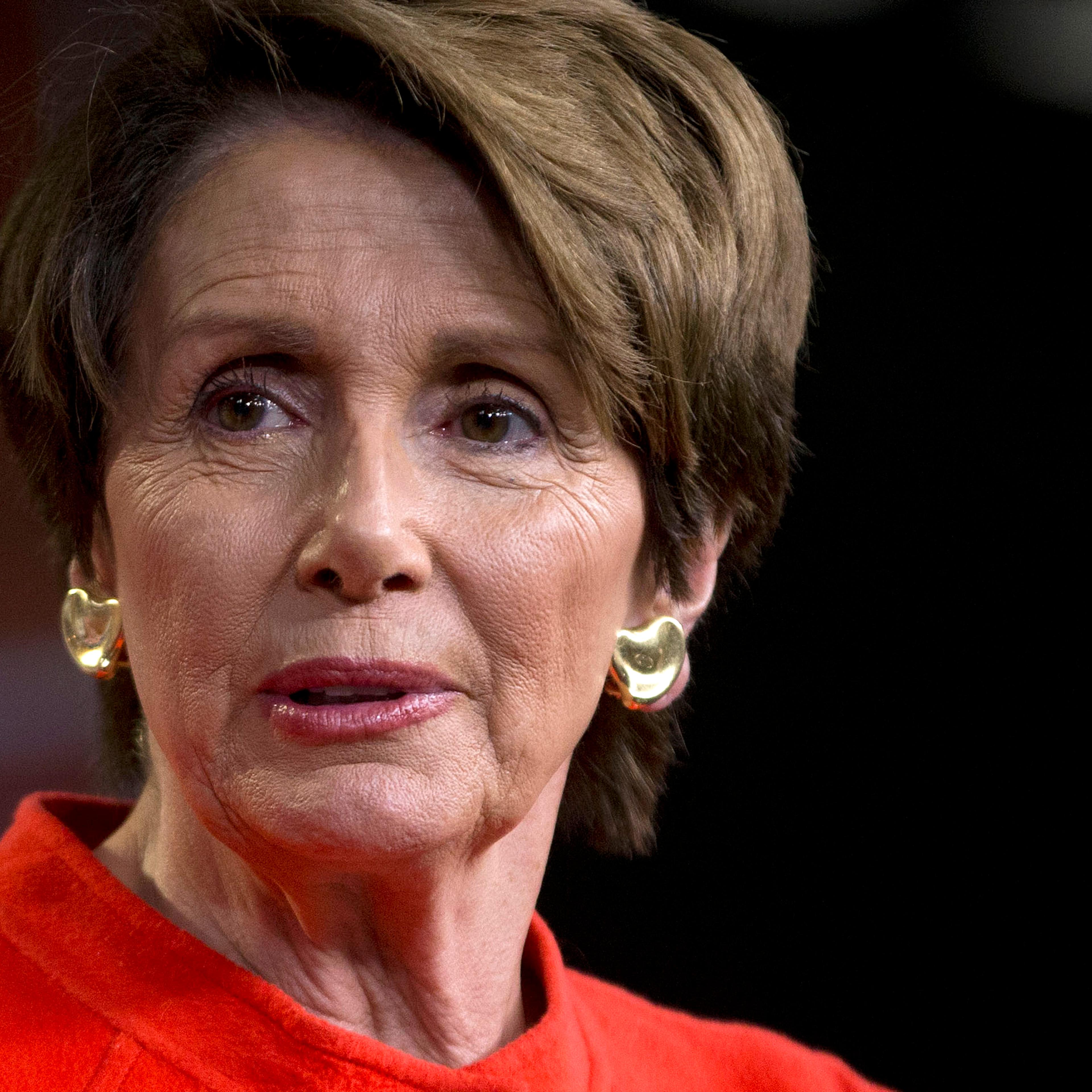 House Minority Leader Nancy Pelosi meets with reporters on Capitol Hill in Washington, D.C. on Jan. 29, 2014.