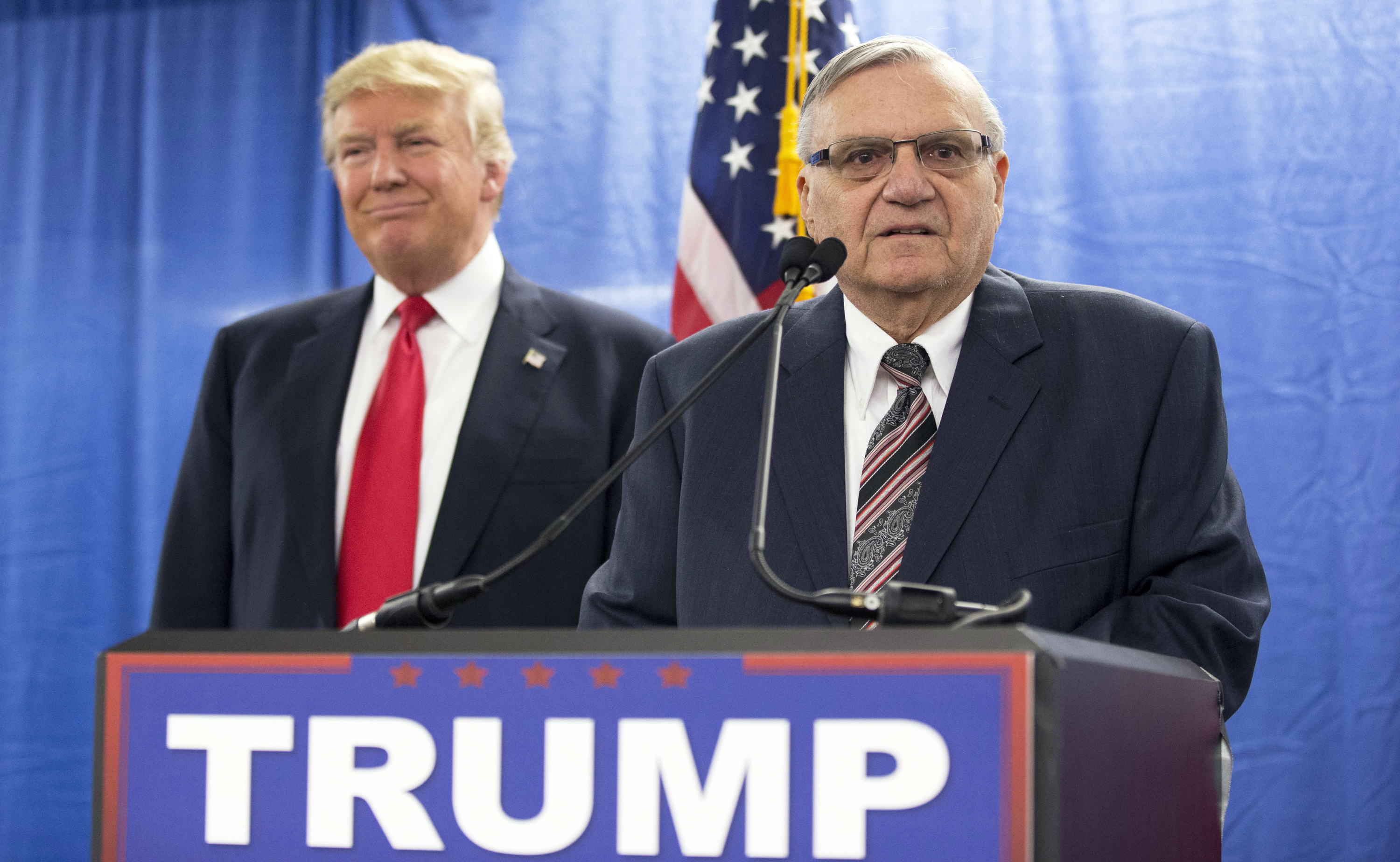 Donald Trump, Joe Arpaio