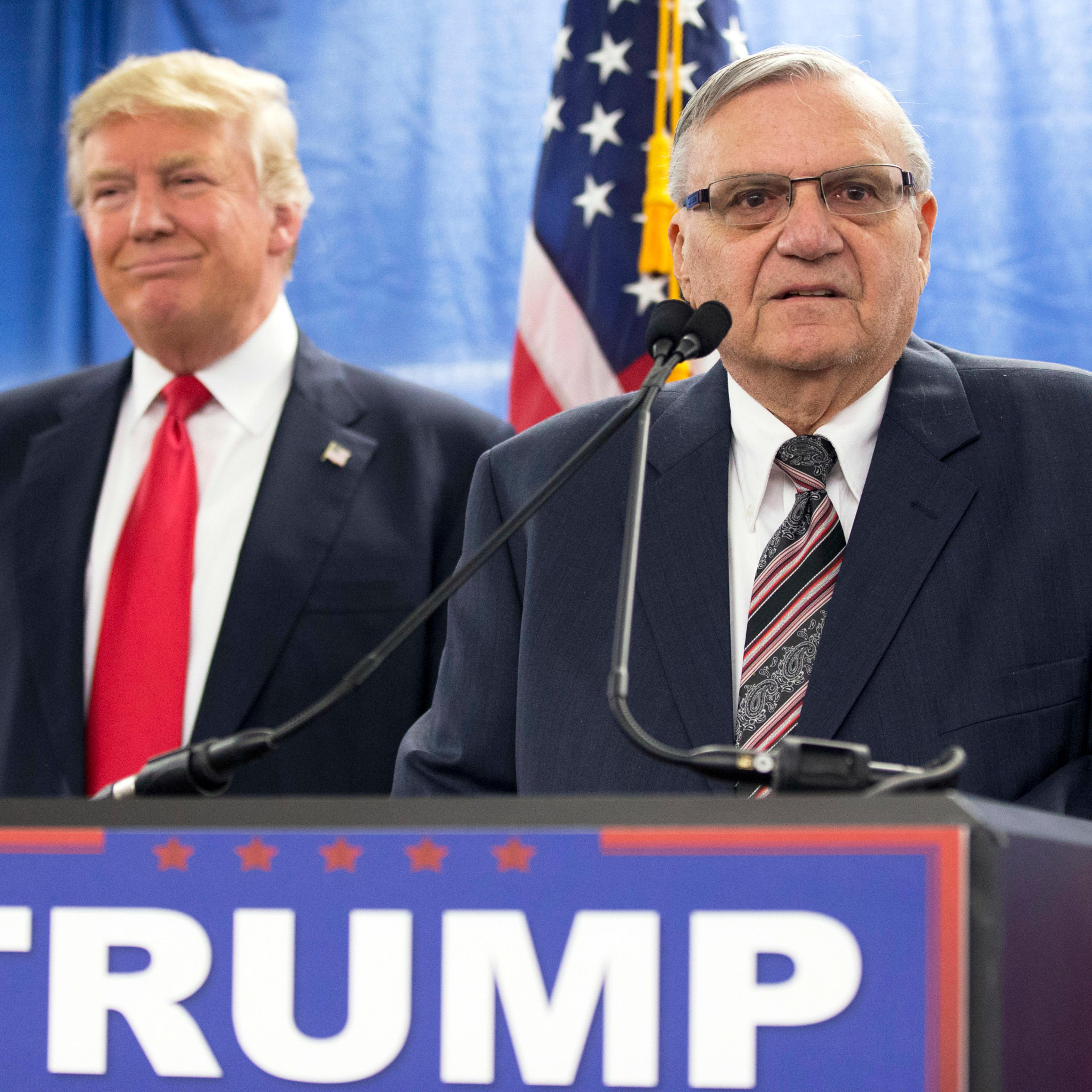 Donald Trump, Joe Arpaio