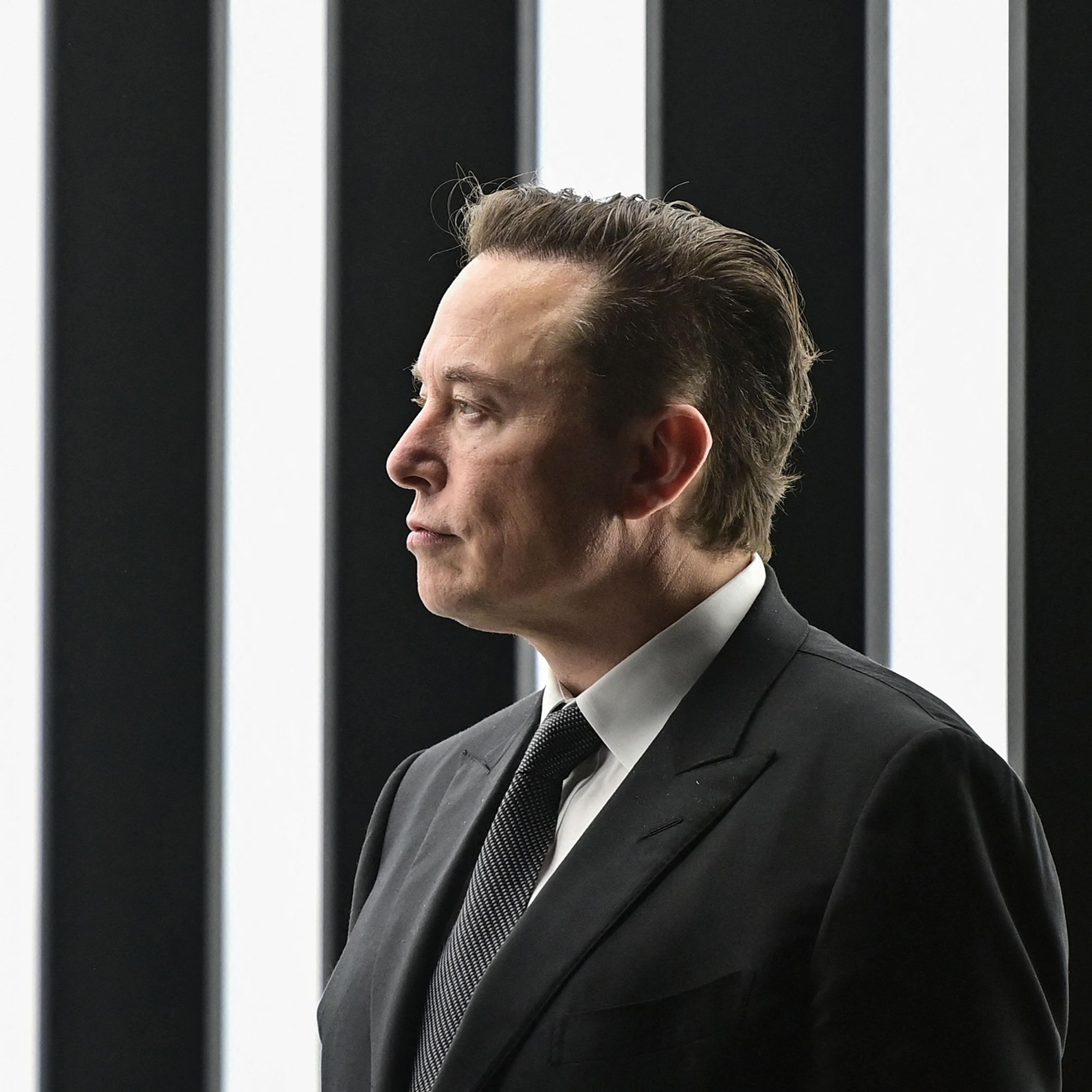 Tesla CEO Elon Musk attends the start of production at Tesla's "Gigafactory" in Gruenheide, Germany, March 22, 2022.