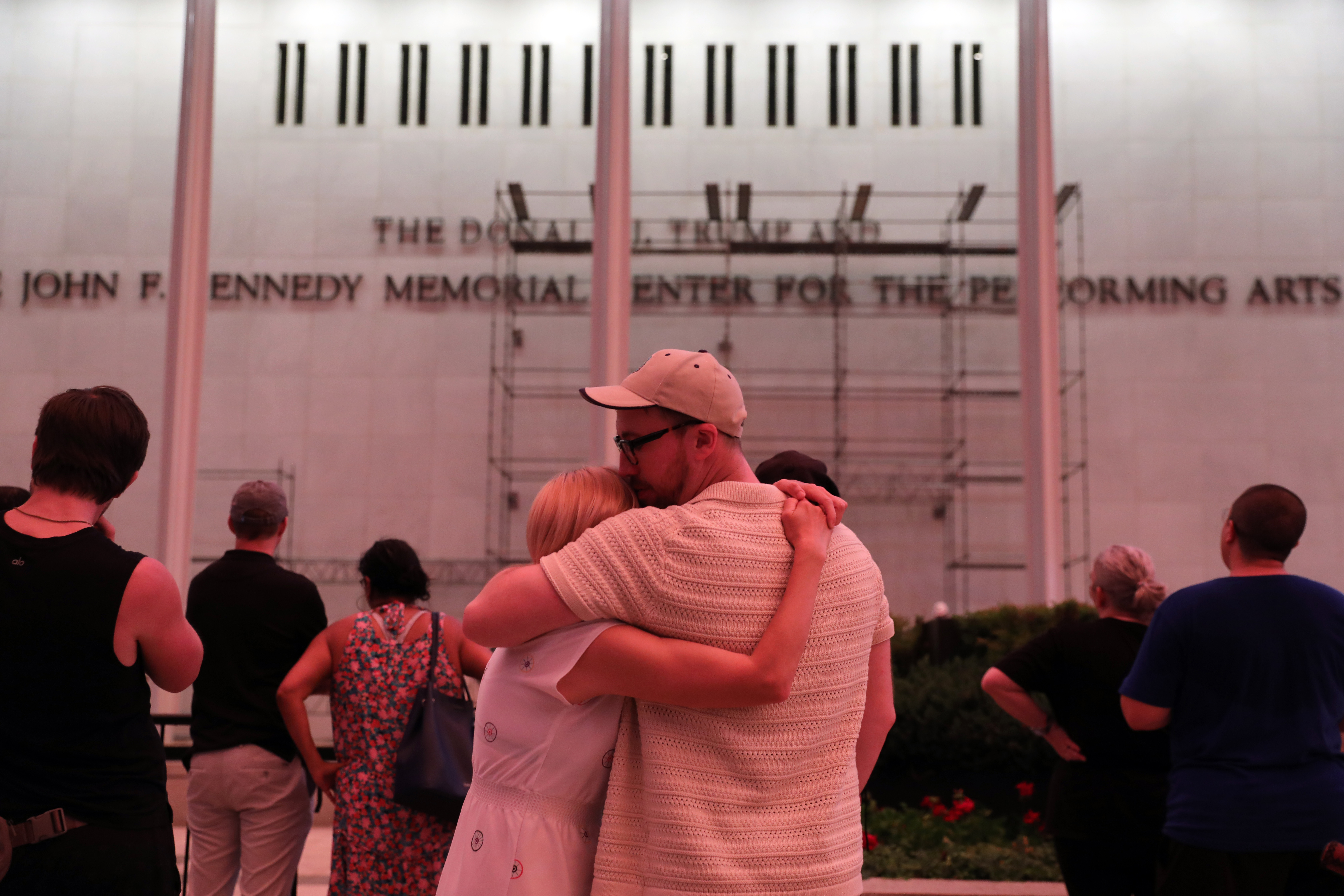 Trumps Name Removed From Kennedy Center Building
