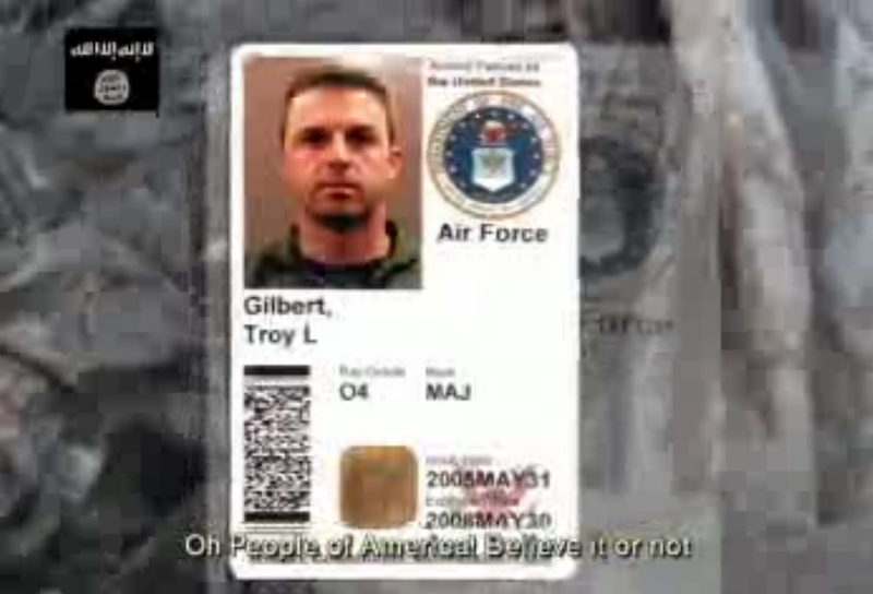 Gilbert's captors included his IC card in a video they released on Sept. 11, 2007.