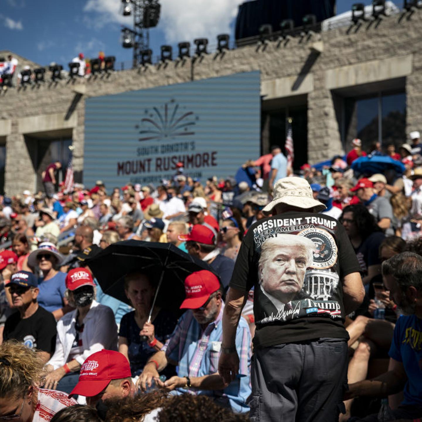 President Trump Speaks During Fourth Of July Celebrations At Mount Rushmore