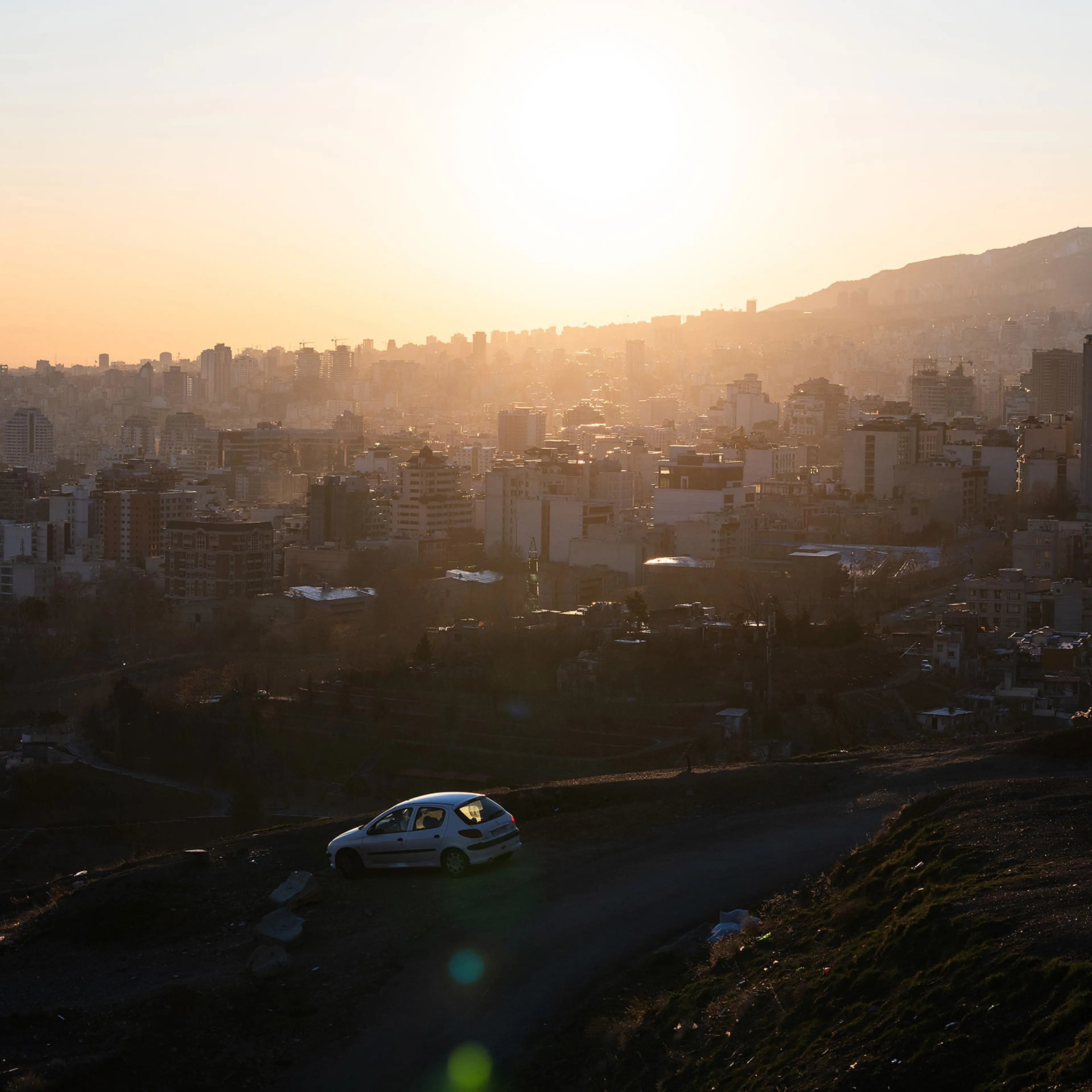 Sunset in Tehran