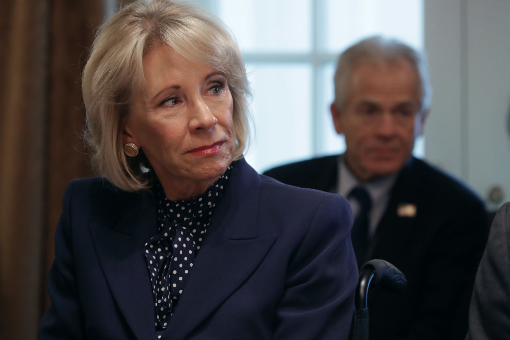 Betsy DeVos in the White House