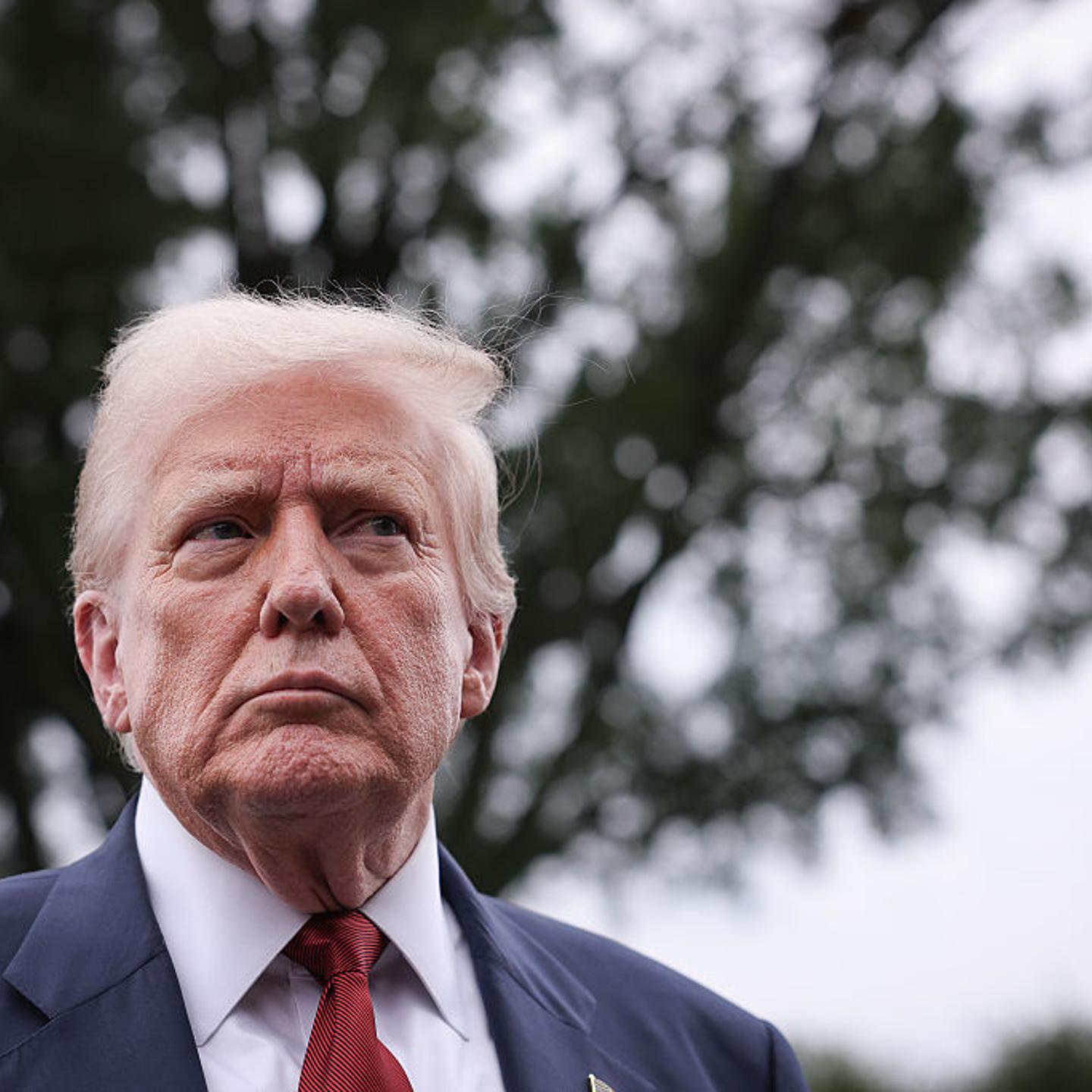 President Trump Travels To Bedminster For The Weekend
