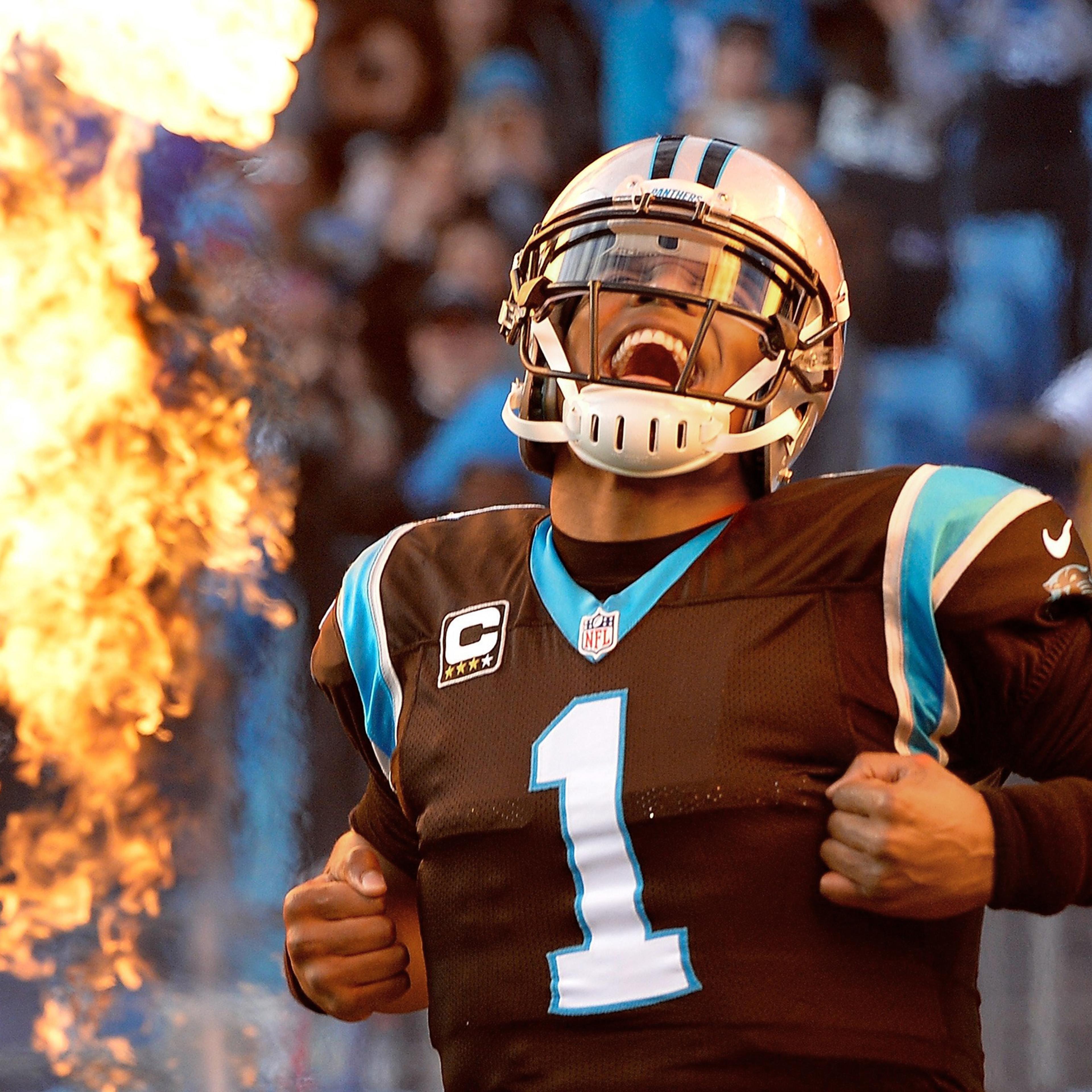A fired-up Newton will lead Carolina against Denver and Peyton Manning in the Super Bowl on Feb. 7