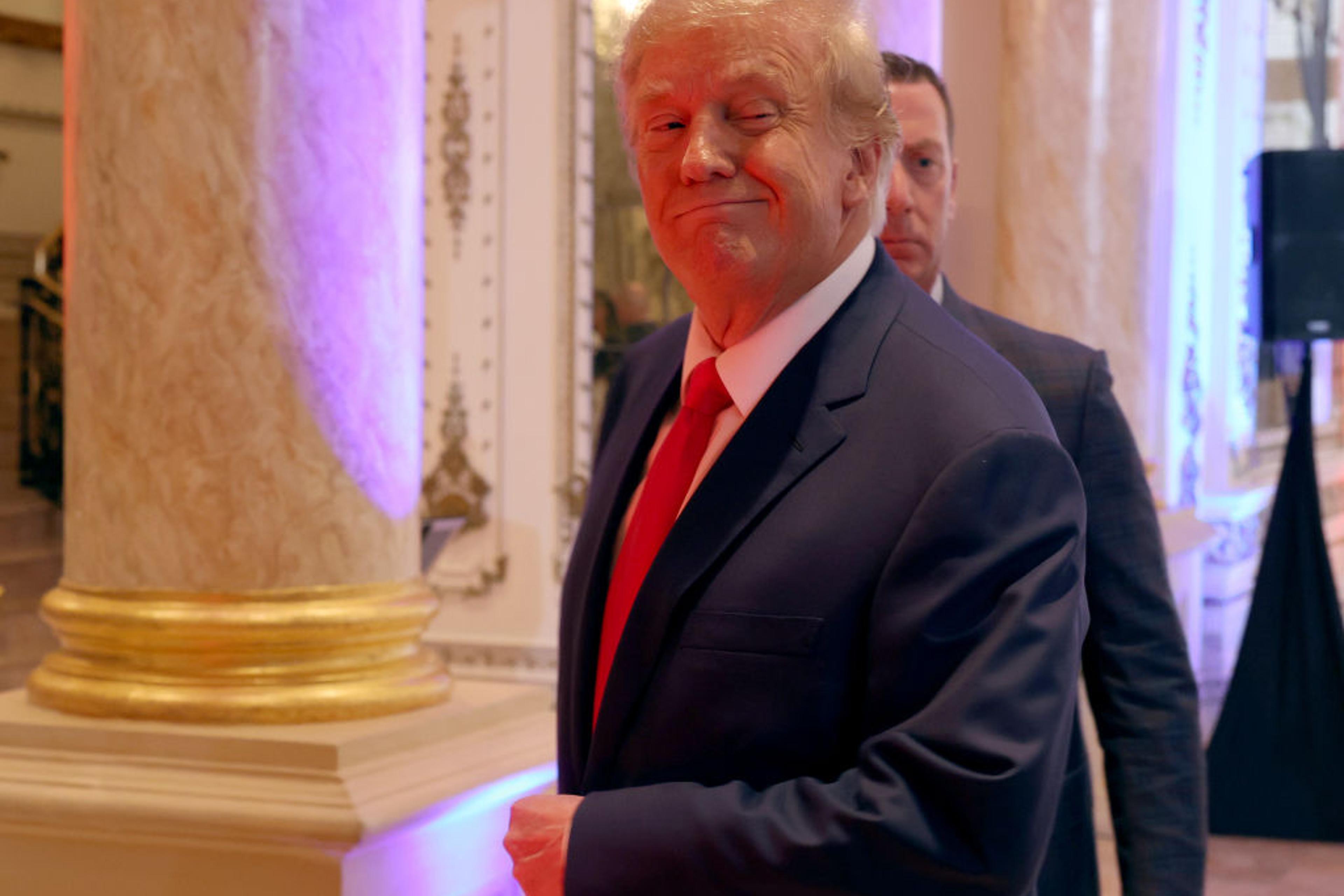 Former President Donald Trump Spends Midterm Election Night At Mar-a-Lago