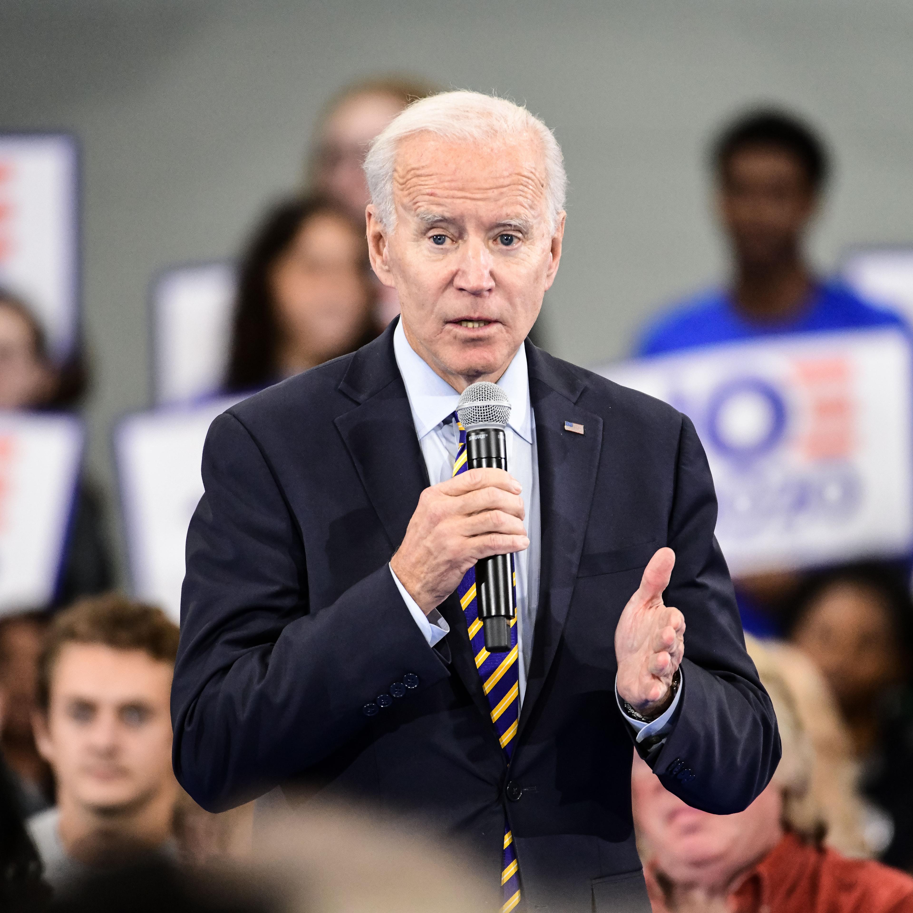Presidential Candidate Joe Biden Holds A Town Hall At Lander University In South Carolina