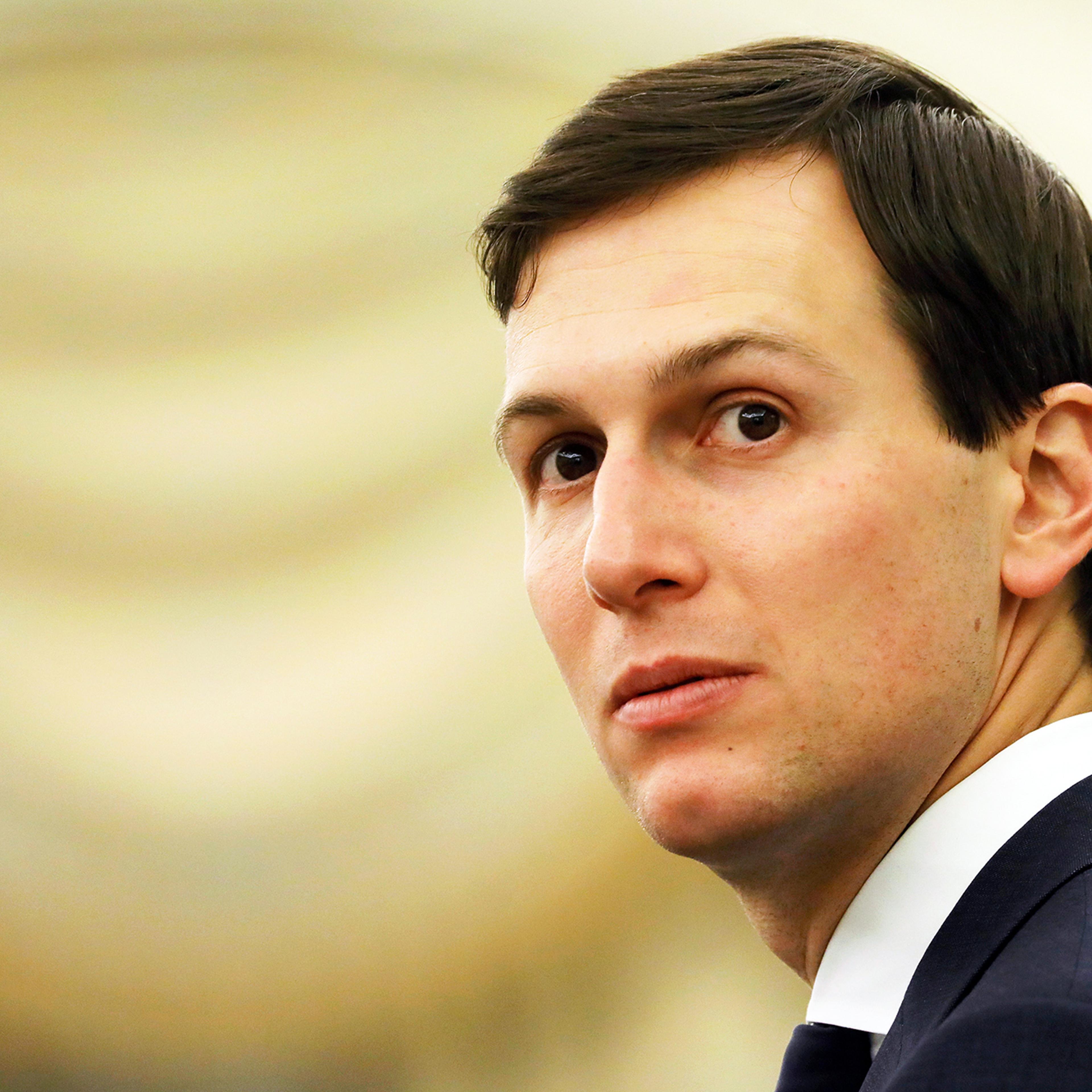 FILE PHOTO - Kushner arrives to join Trump and the rest of the U.S. delegation to meet with Saudi Arabia's King Salman at the Royal Court in Riyadh