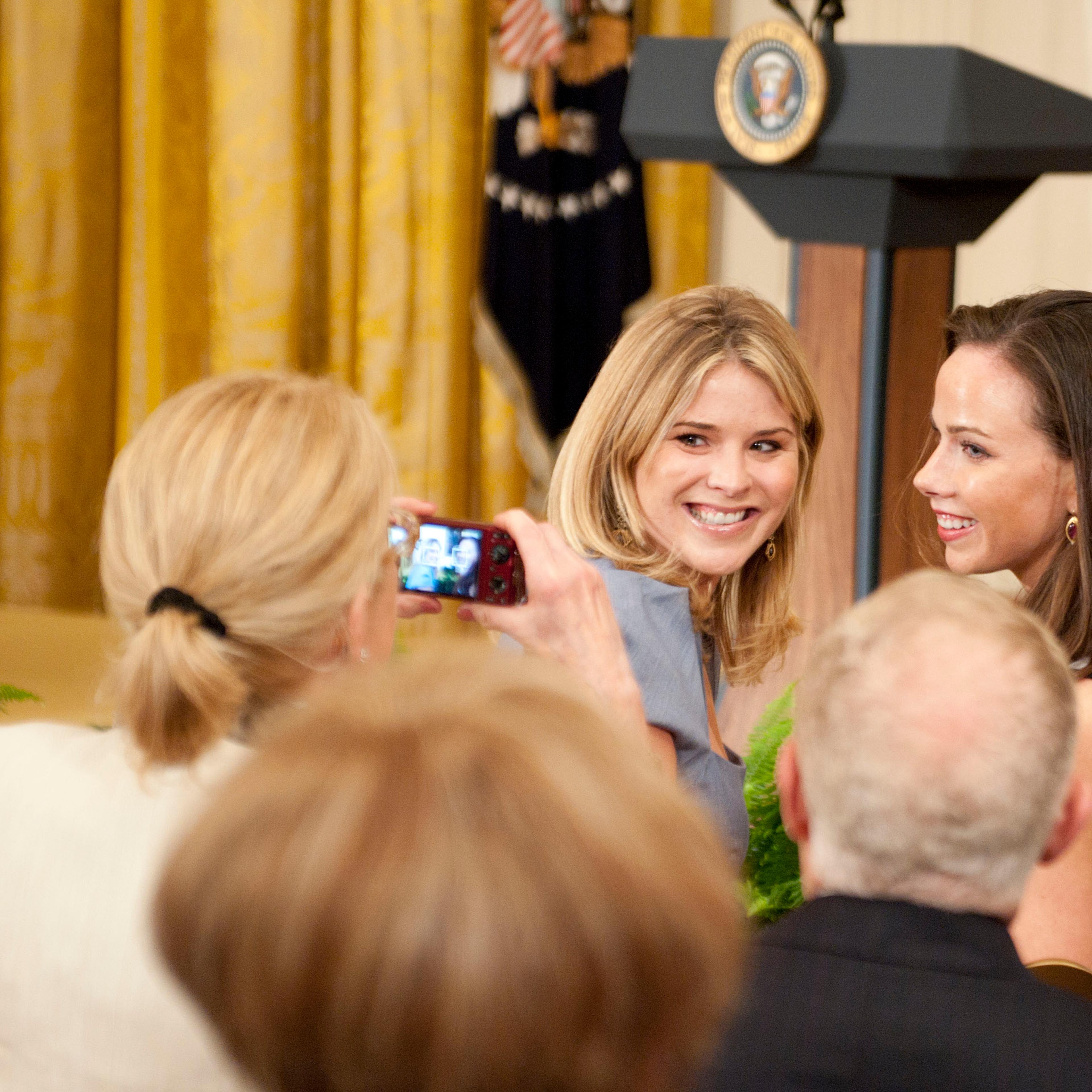 George W. Bush And Laura Bush White House Portrait Unveiling
