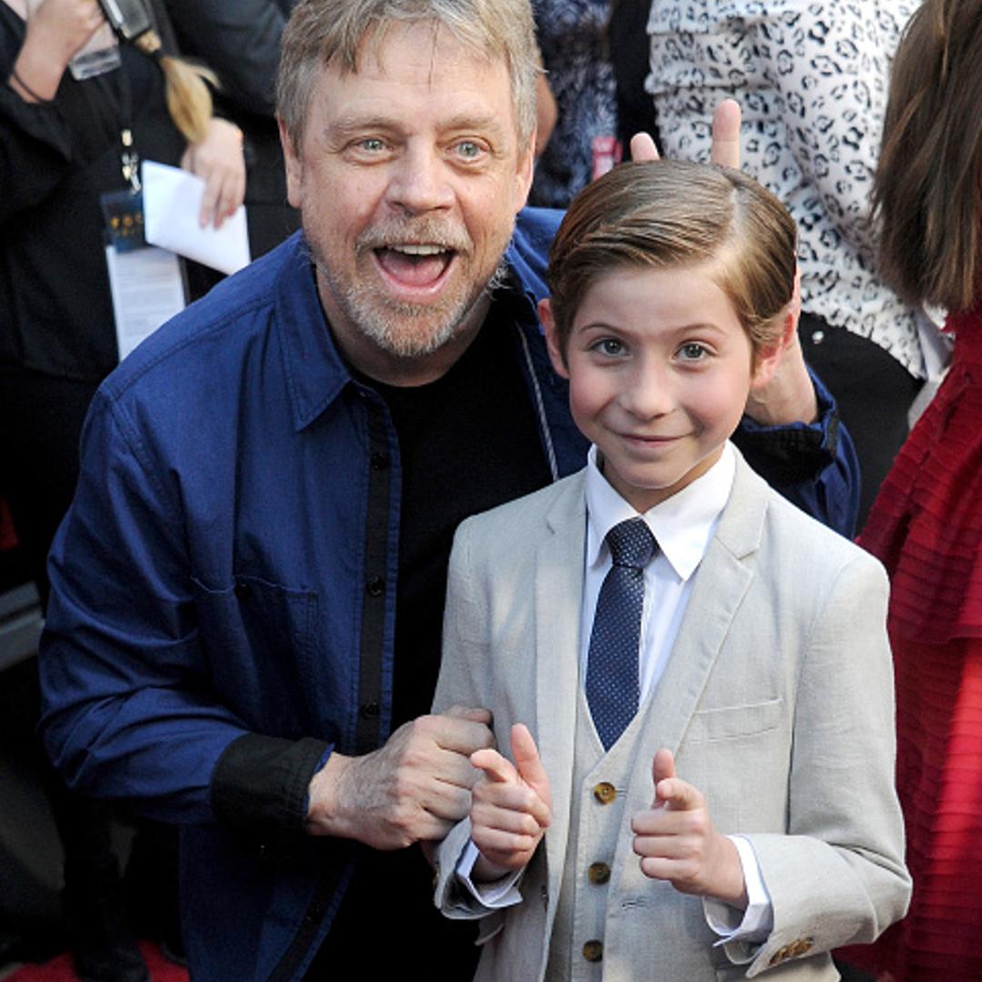 Mark Hamill and Jacob Tremblay arrive at the 2017 Los Angeles Film Festival on June 14, 2017 in Culver City, California.
