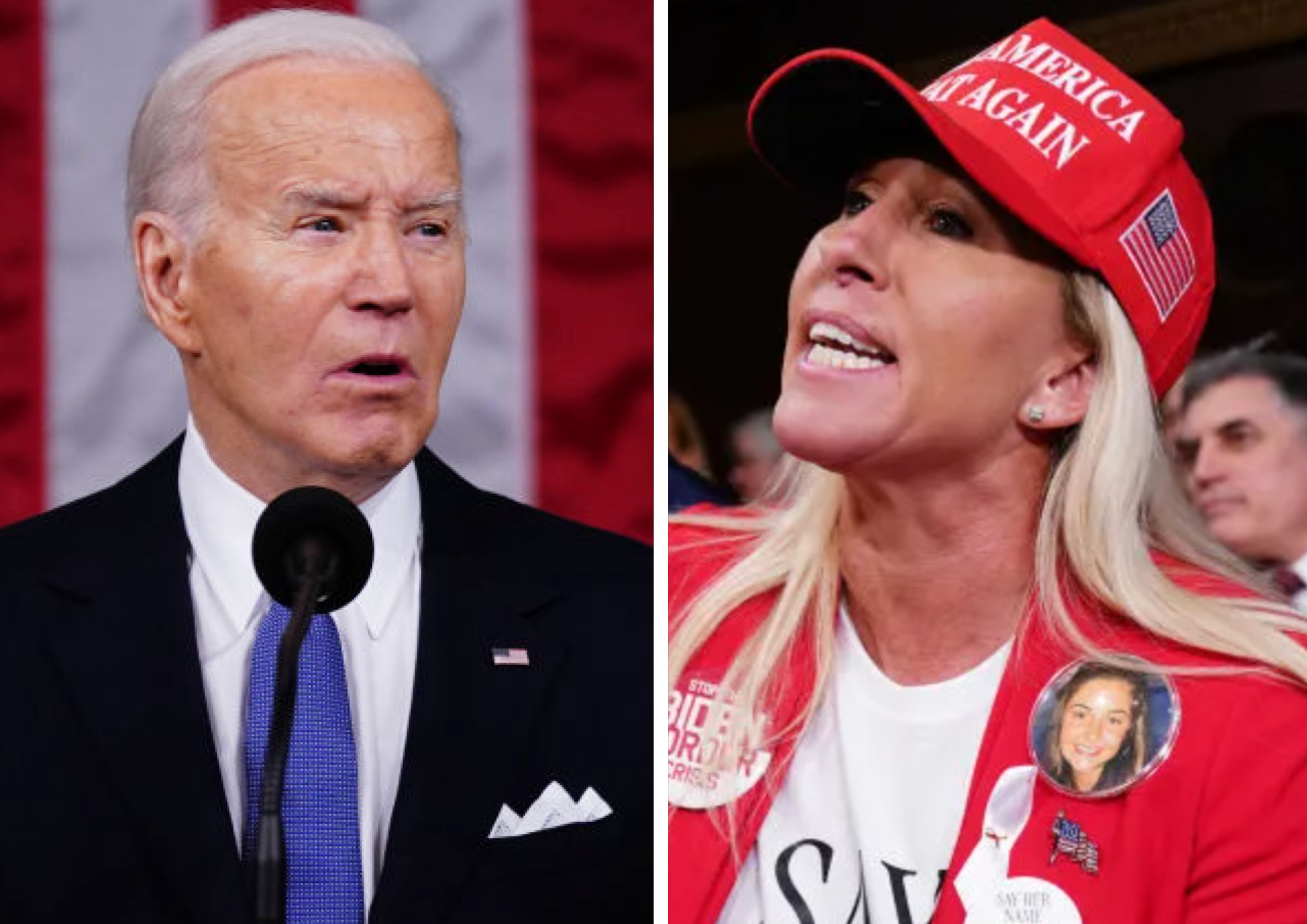 State of the Union address: President Joe Biden was interrupted by Rep. Marjorie Taylor Greene on March 7, 2024, in Washington, DC.