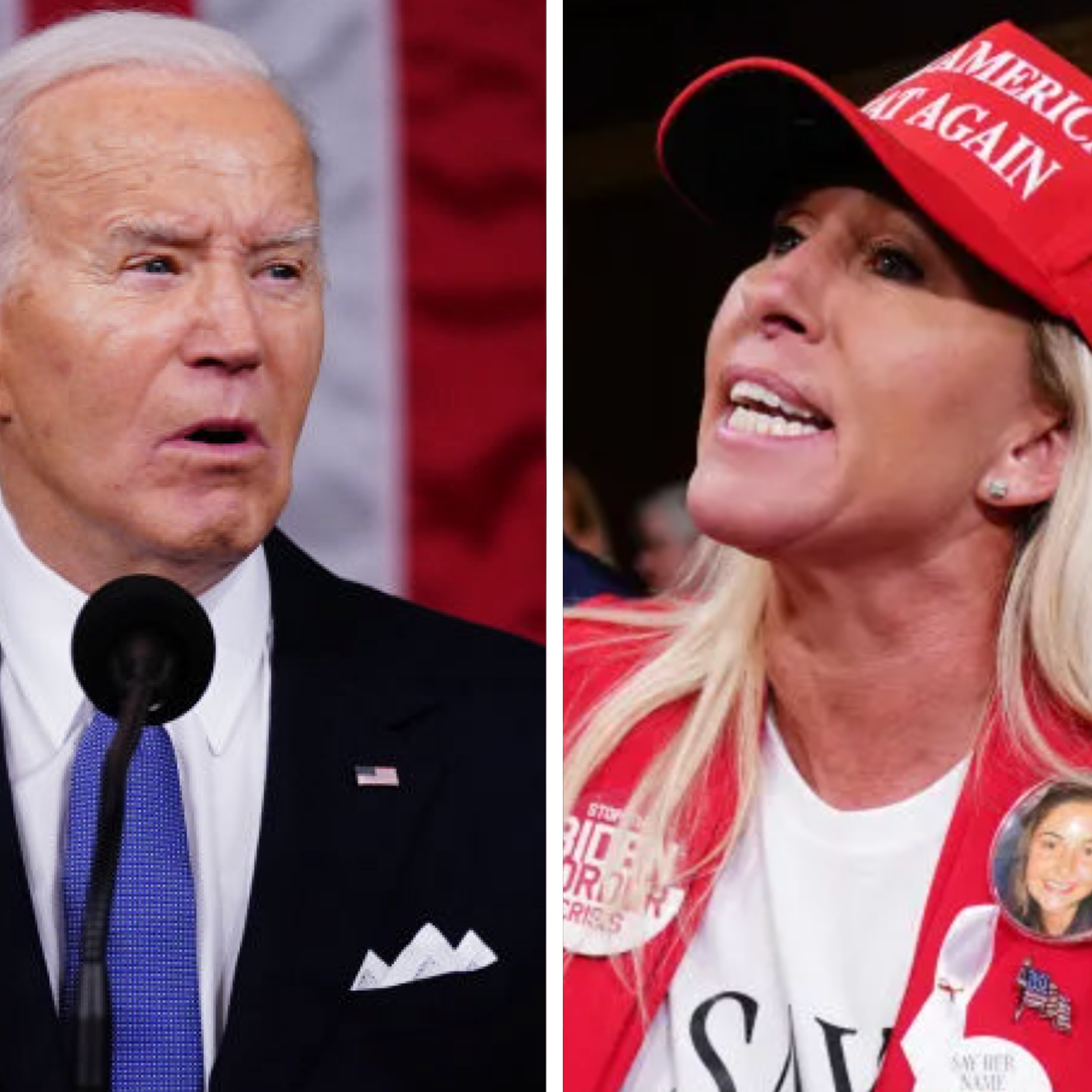 State of the Union address: President Joe Biden was interrupted by Rep. Marjorie Taylor Greene on March 7, 2024, in Washington, DC.